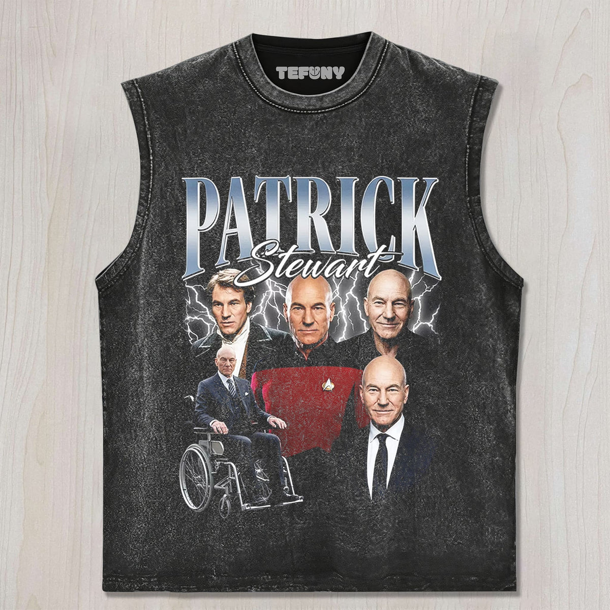 PATRICK STEWART V1 UNISEX TEE, TANK TOP, LAYERED LS, SWEATSHIRT & HOODIE