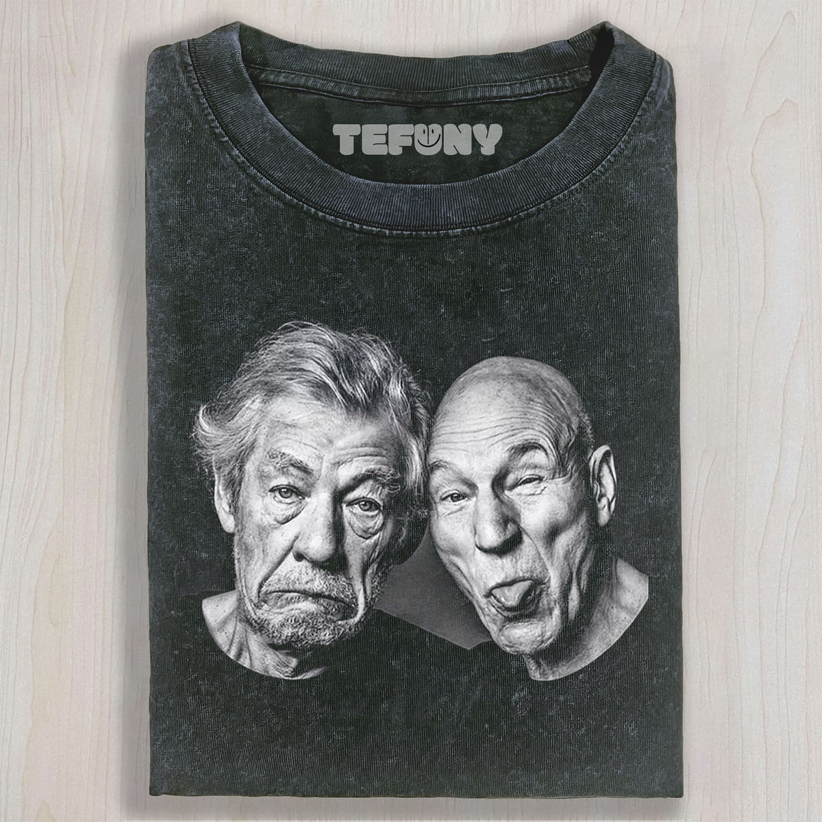 PATRICK STEWART & IAN MCKELLEN UNISEX TEE, TANK TOP, LAYERED LS, SWEATSHIRT & HOODIE