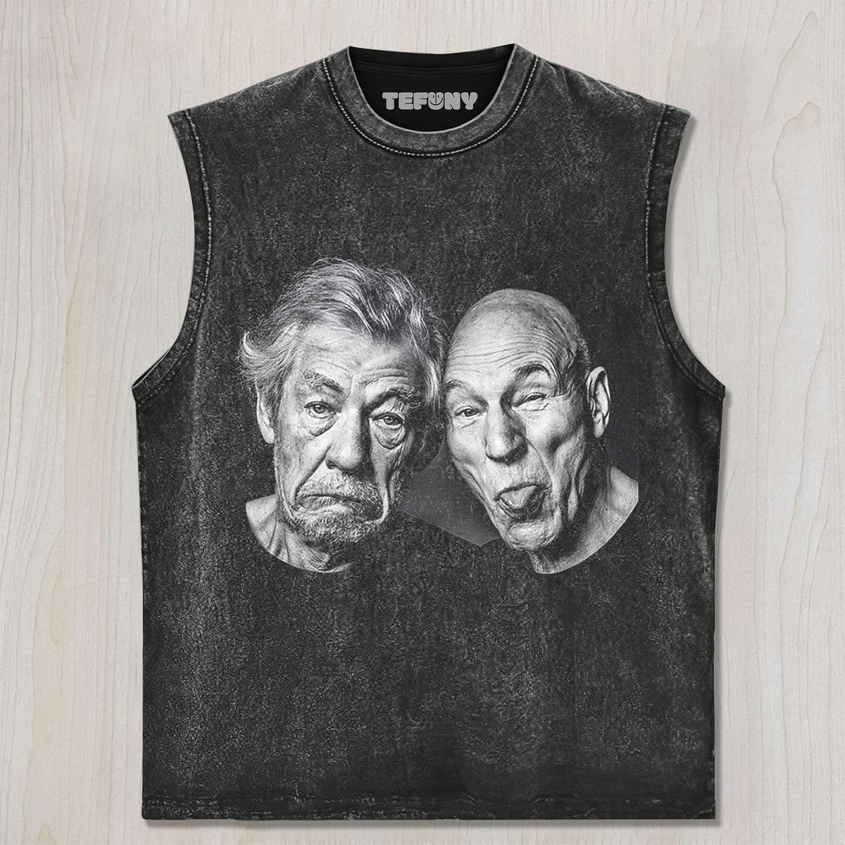 PATRICK STEWART & IAN MCKELLEN UNISEX TEE, TANK TOP, LAYERED LS, SWEATSHIRT & HOODIE