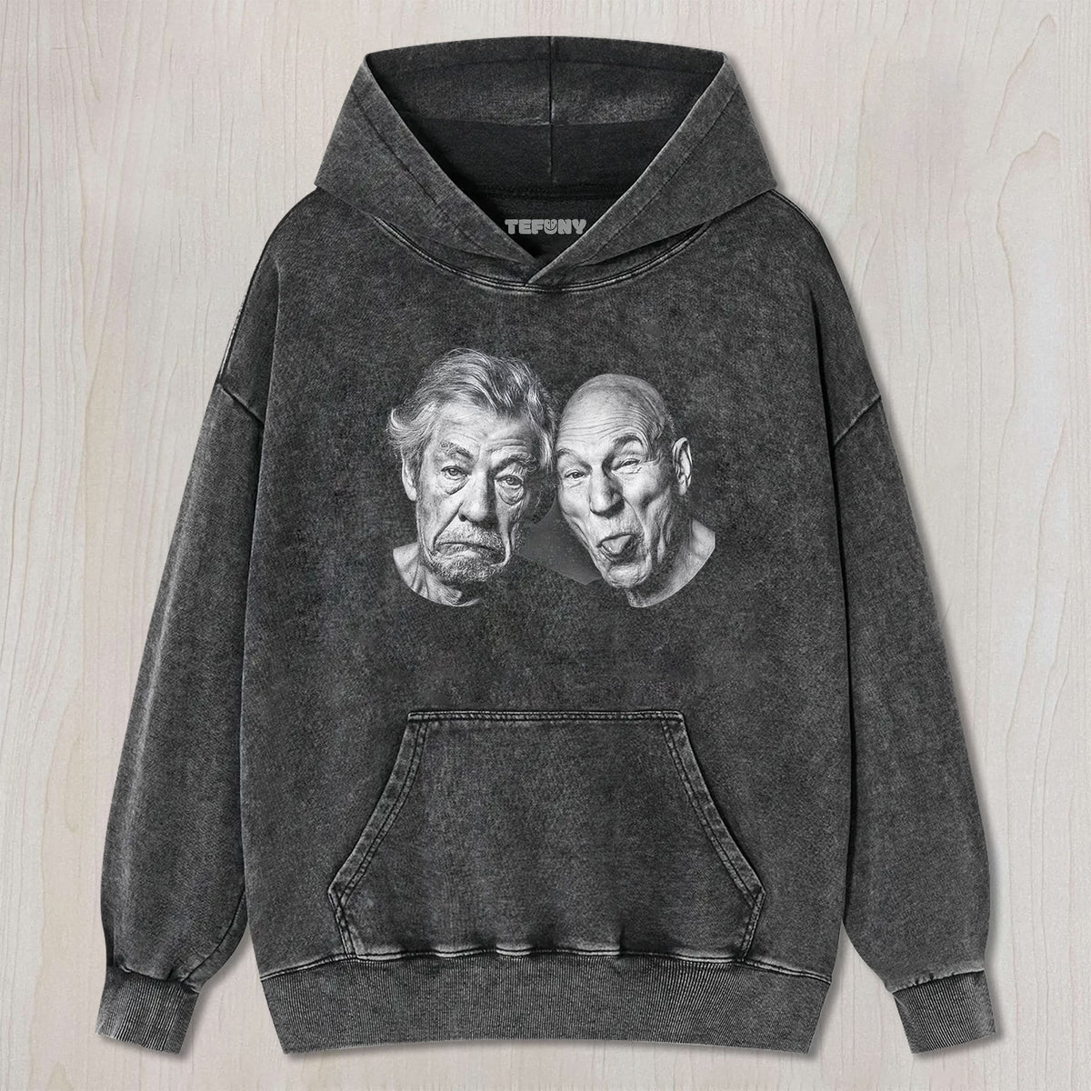 PATRICK STEWART & IAN MCKELLEN UNISEX TEE, TANK TOP, LAYERED LS, SWEATSHIRT & HOODIE