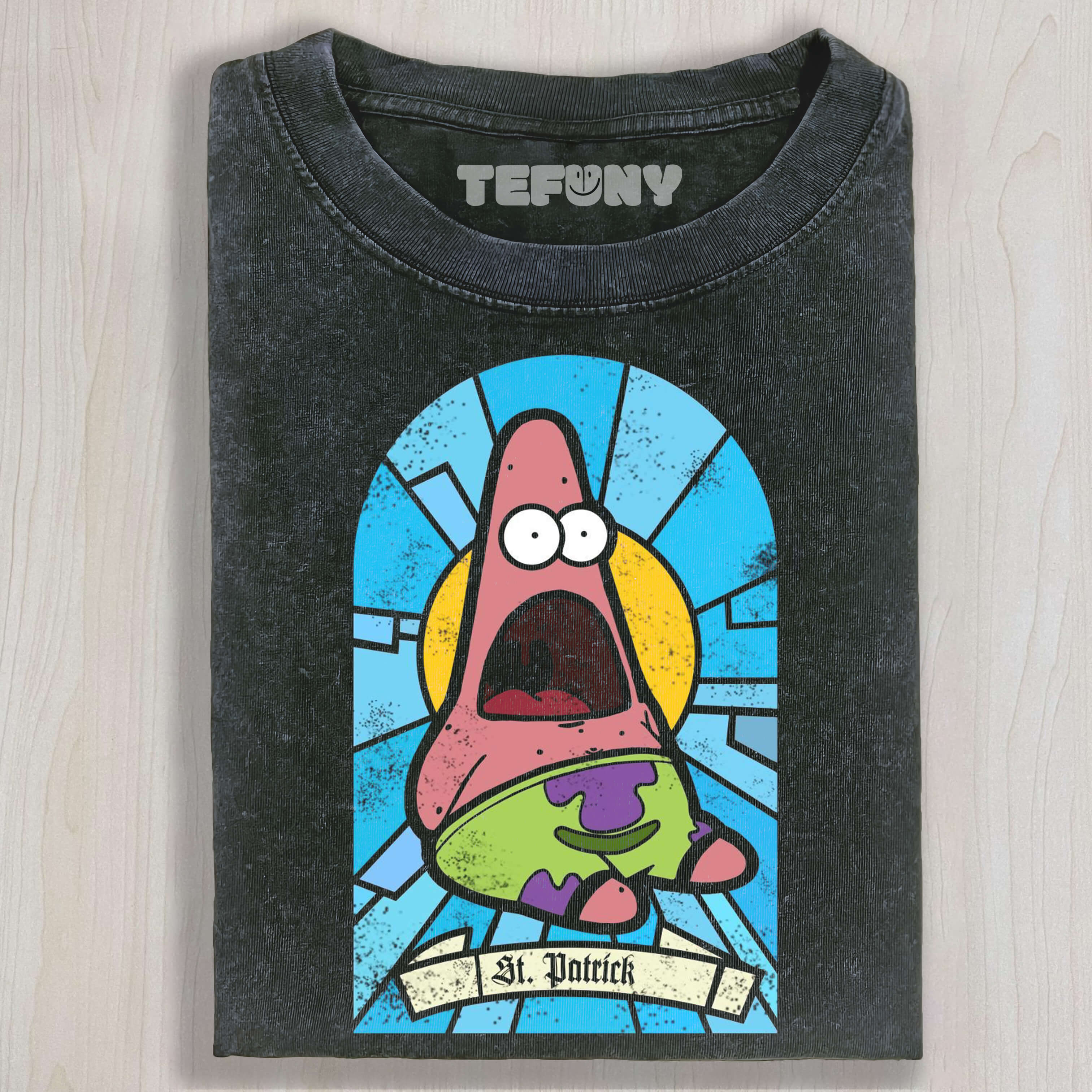 PATRICK WITH HIS MOUTH WIDE OPEN T-SHIRT