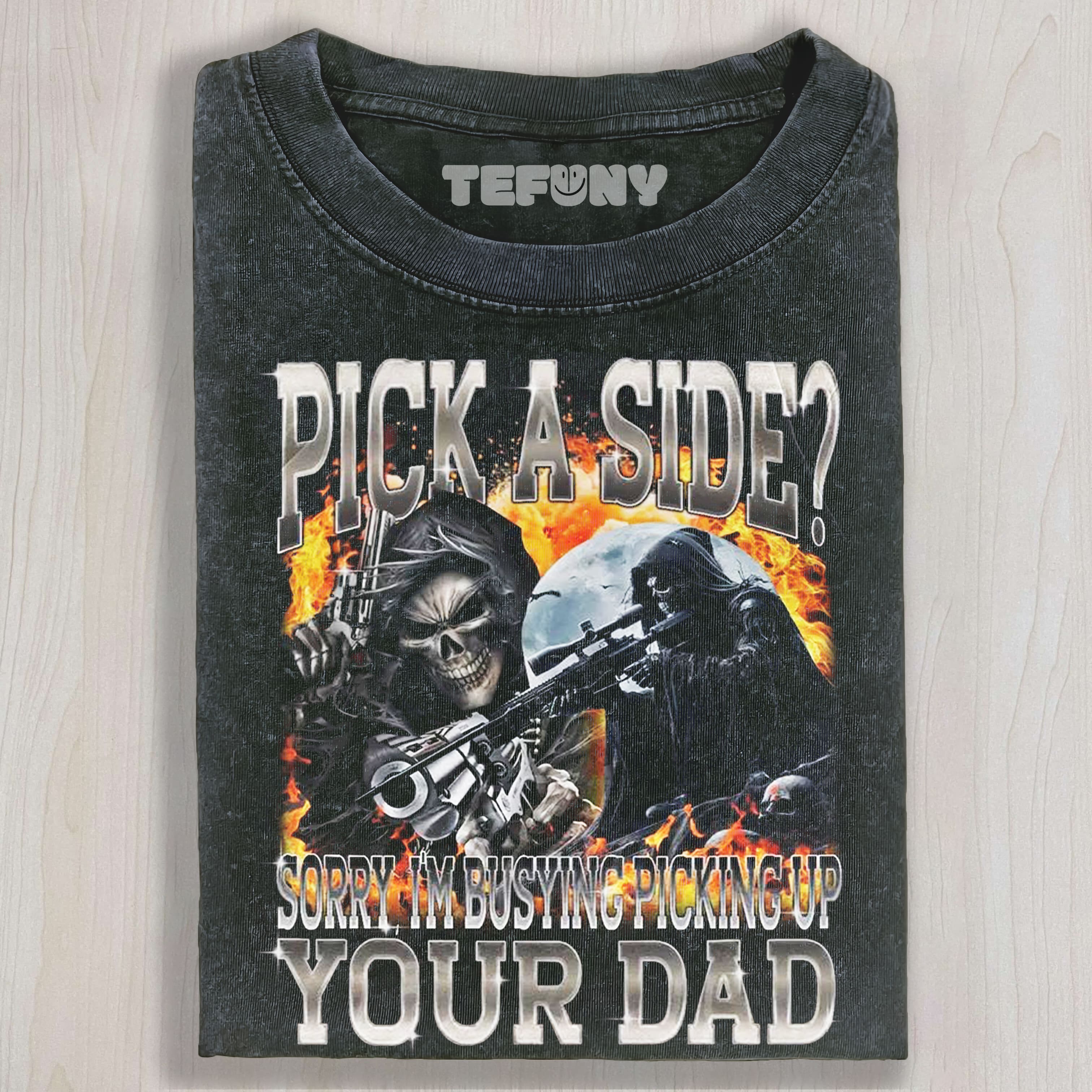 PICK A SIDE SKELETON TEE & SWEAT & HOOD