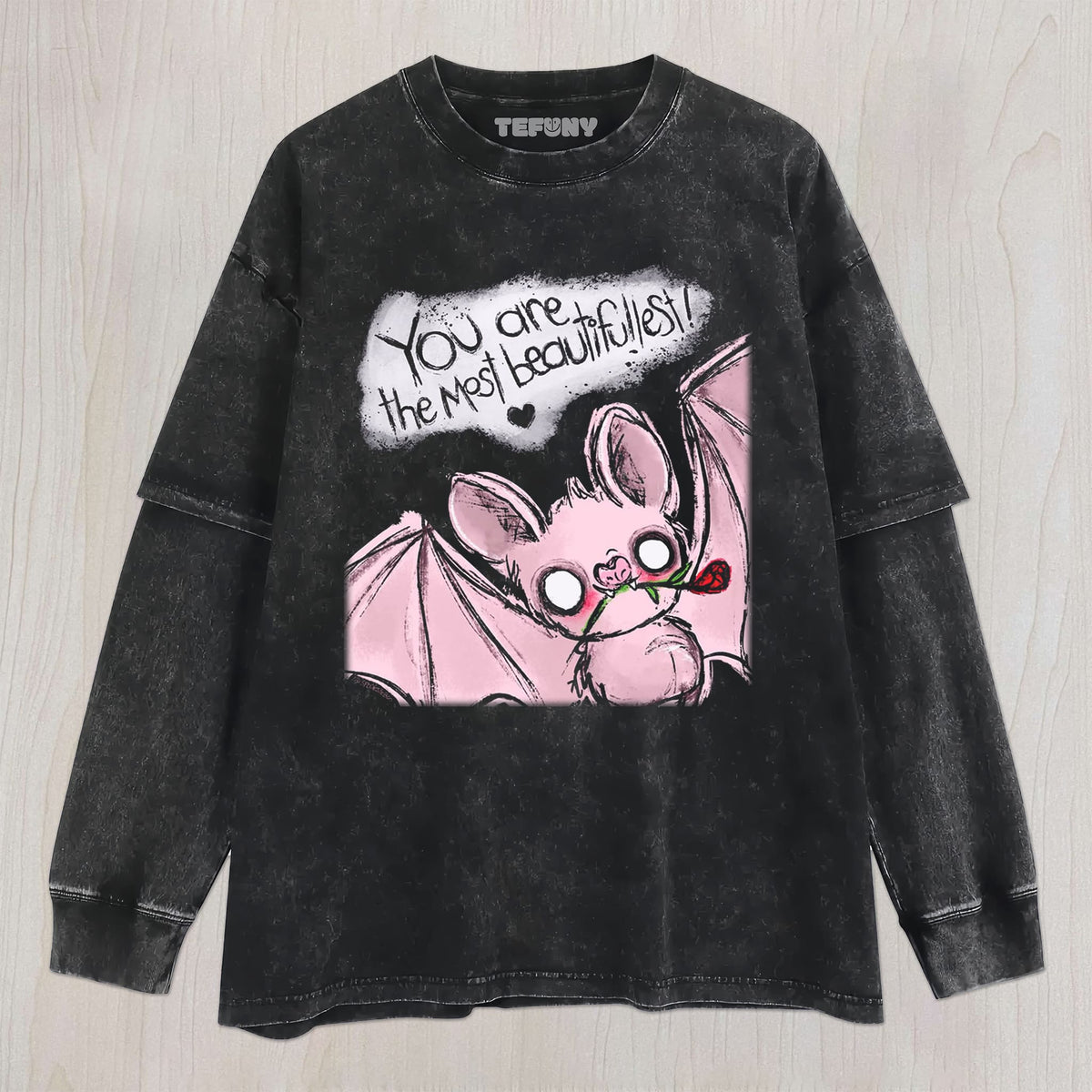 PINK BAT UNISEX TEE, TANK TOP, LAYERED LS, SWEATSHIRT & HOODIE