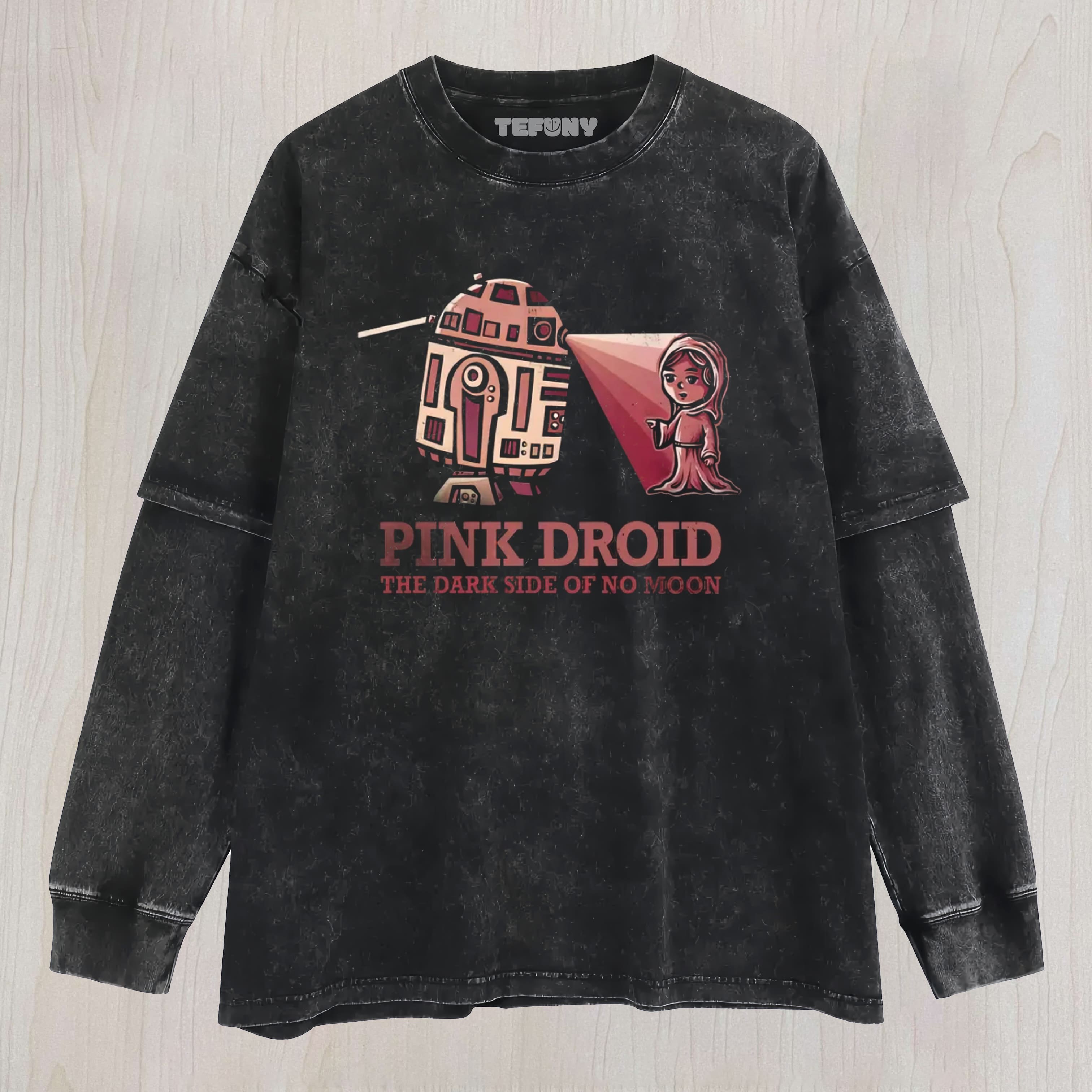 PINK DROID LAYERED LONG SLEEVE