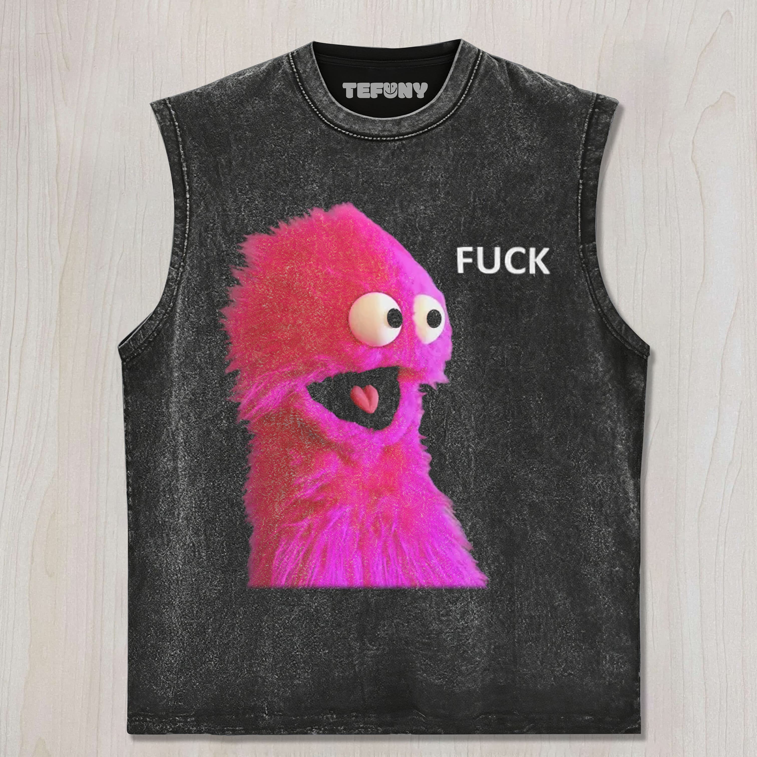 PINK FUZZY MUPPET UNISEX TEE, TANK TOP, LAYERED LS, SWEATSHIRT & HOODIE