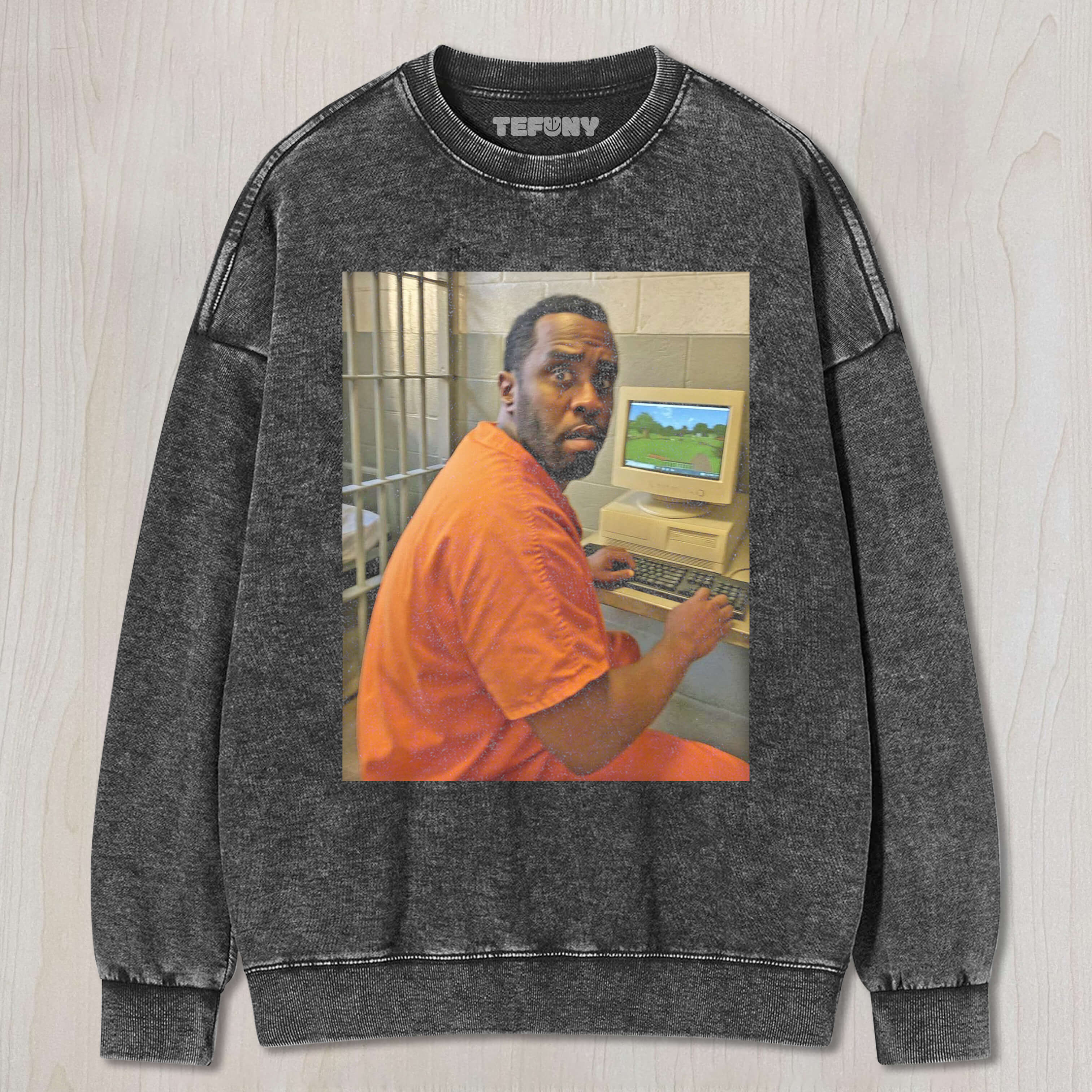 PLAYING GAMES IN PRISON T-SHIRT