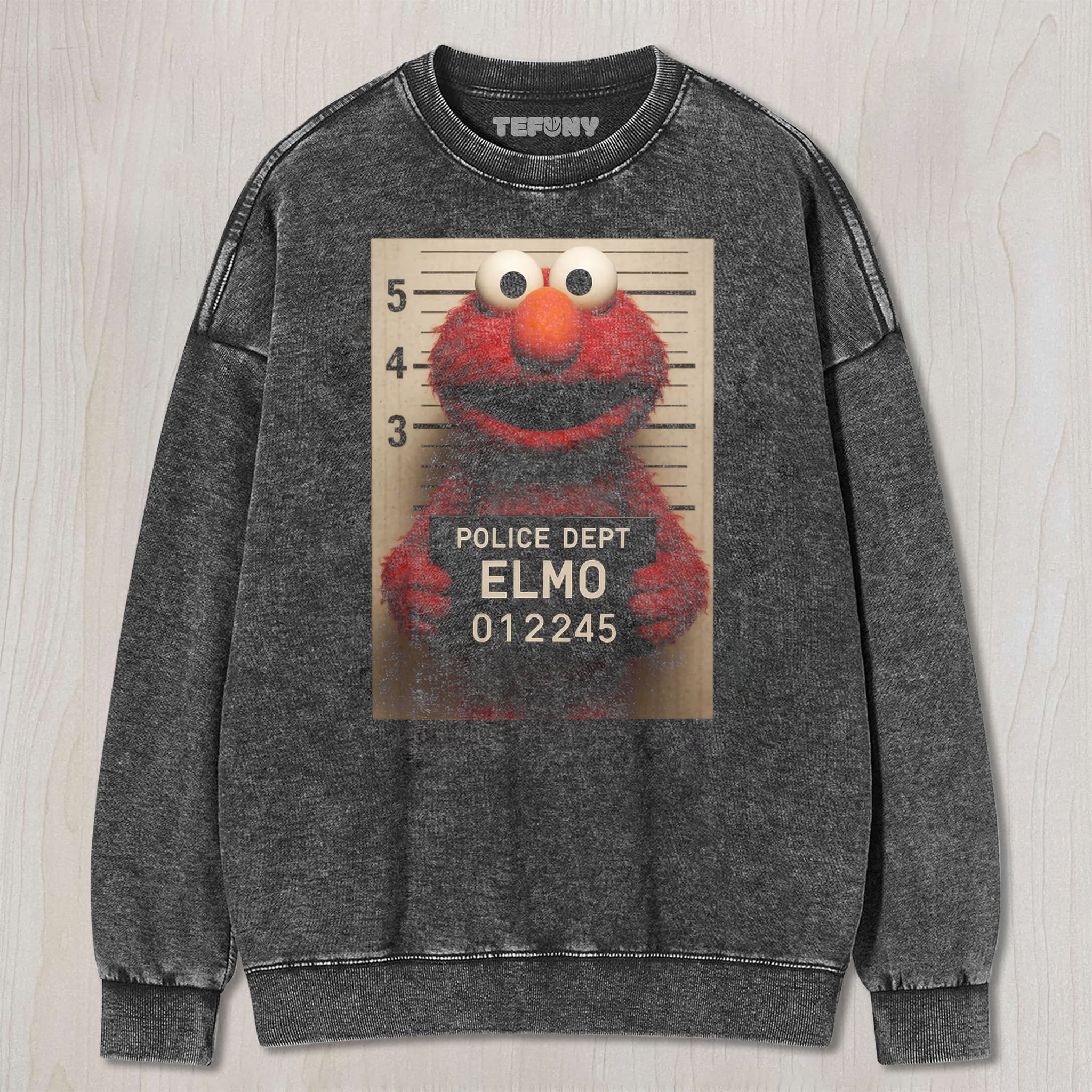 POLICE STATION ELMO UNISEX TEE, TANK TOP, LAYERED LS, SWEATSHIRT & HOODIE