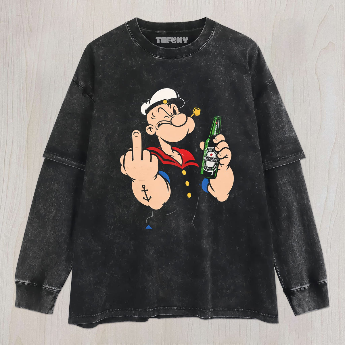 POPEYE TEE V1 UNISEX TEE, TANK TOP, LAYERED LS, SWEATSHIRT & HOODIE