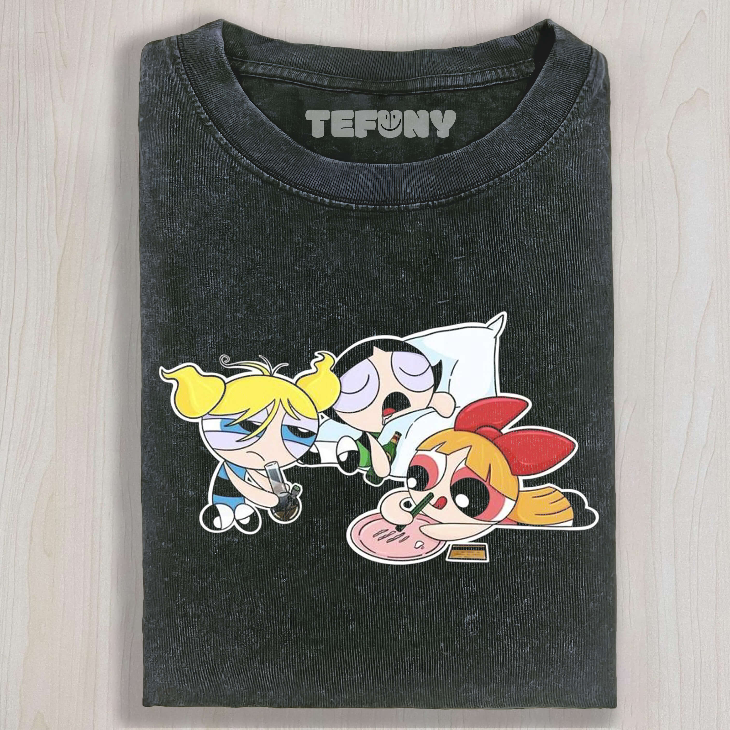 POWERPUFF GIRLS WHITE POWDER T-SHIRT