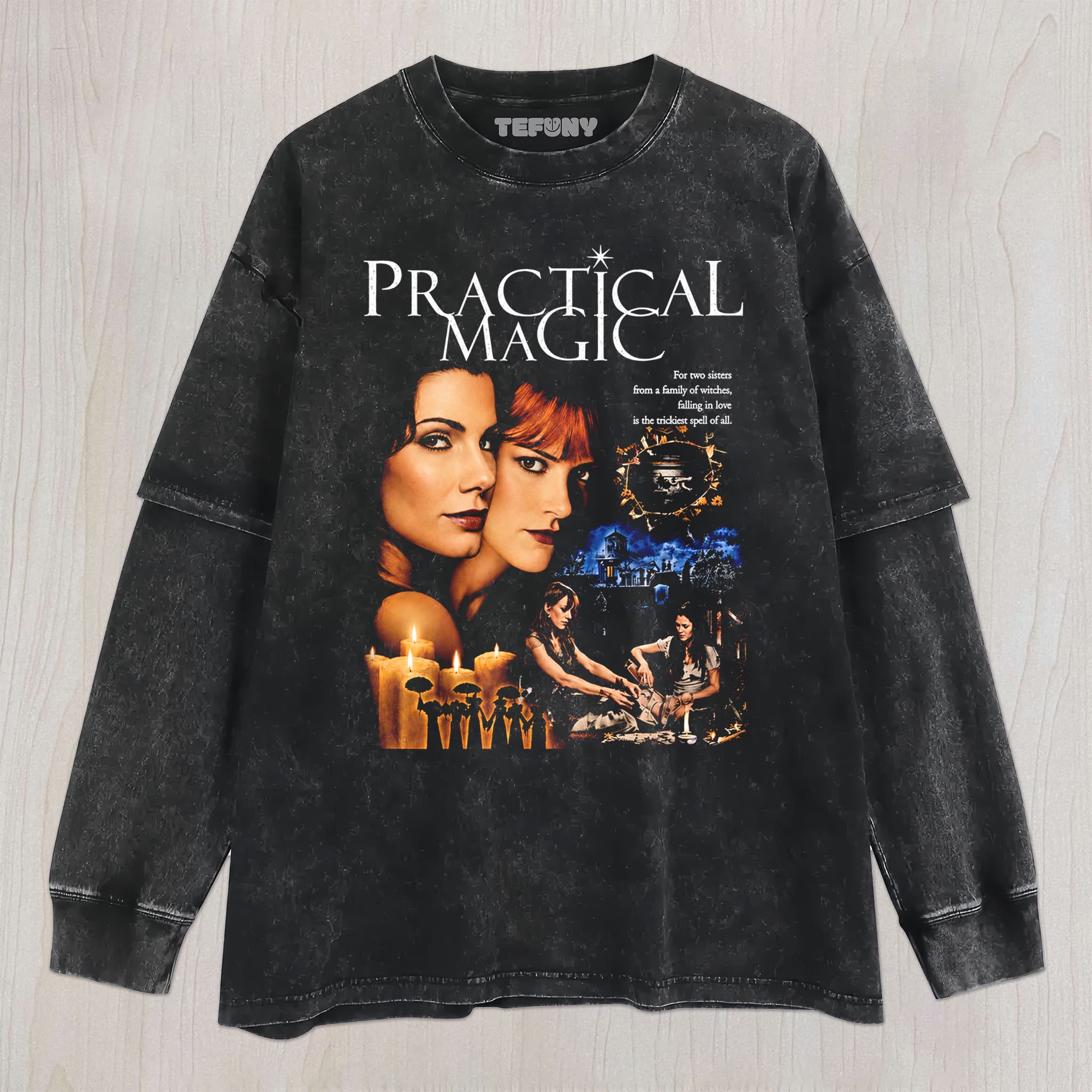 PRACTICAL MAGIC V1 UNISEX TEE, TANK TOP, LAYERED LS, SWEATSHIRT & HOODIE