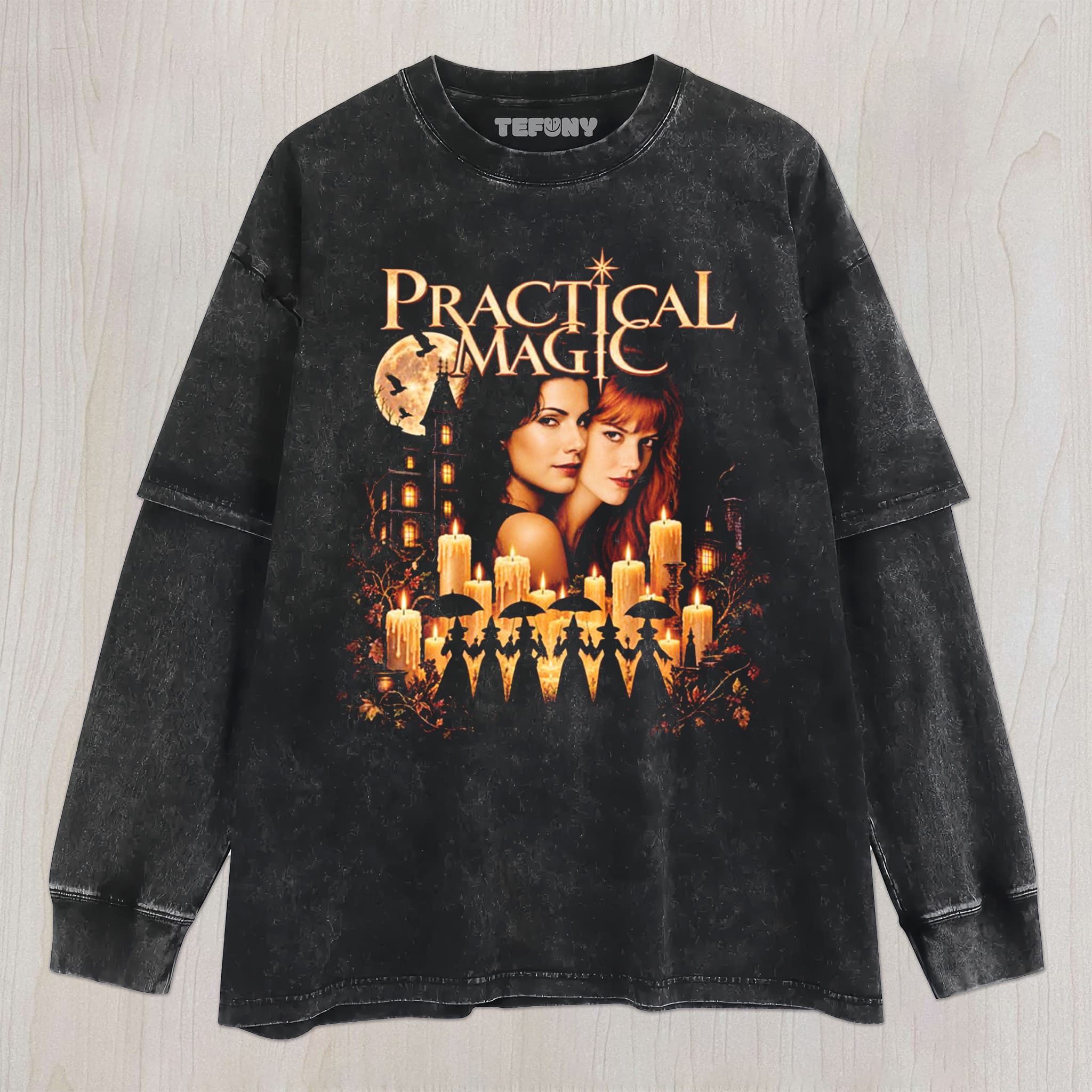 PRACTICAL MAGIC V7 UNISEX TEE, TANK TOP, LAYERED LS, SWEATSHIRT & HOODIE