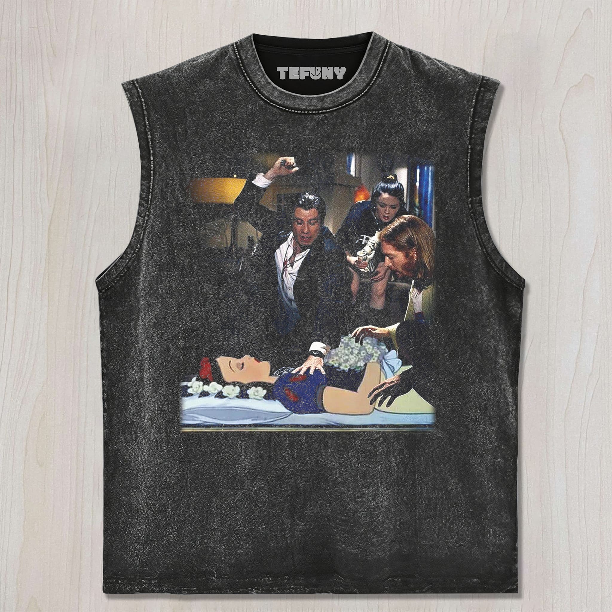 PULP FICTION AND SNOW WHITE UNISEX TEE, TANK TOP, LAYERED LS, SWEATSHIRT & HOODIE