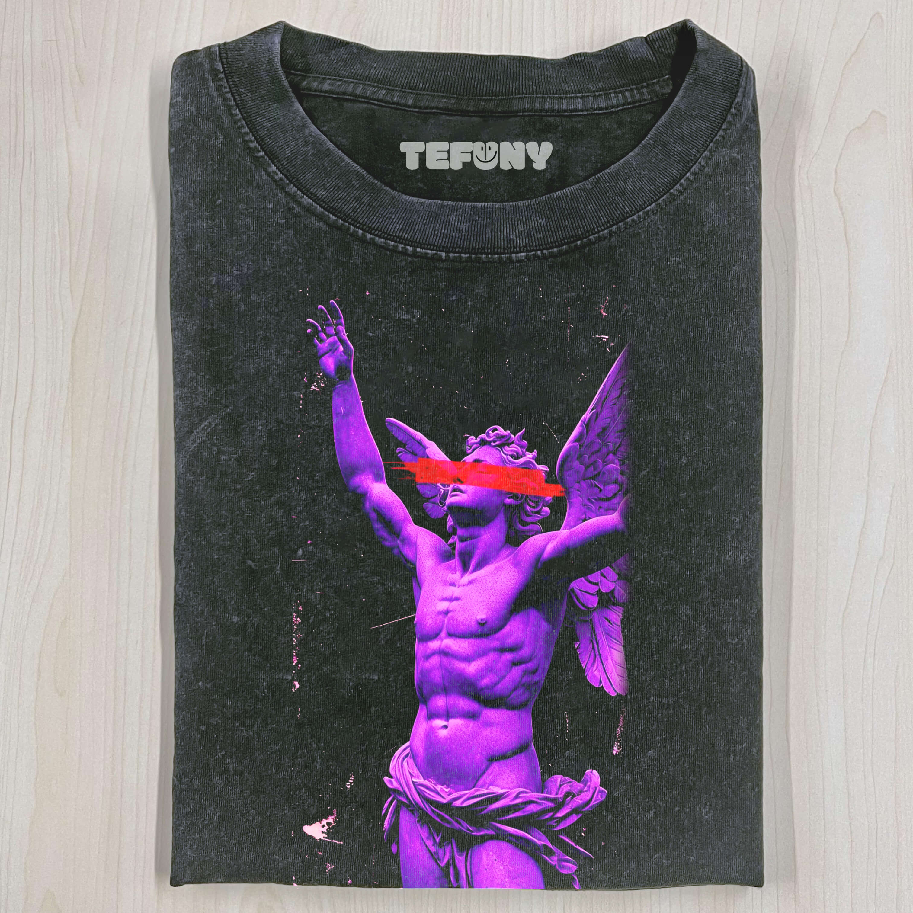 PURPLE MAN SCULPTURE T-SHIRT