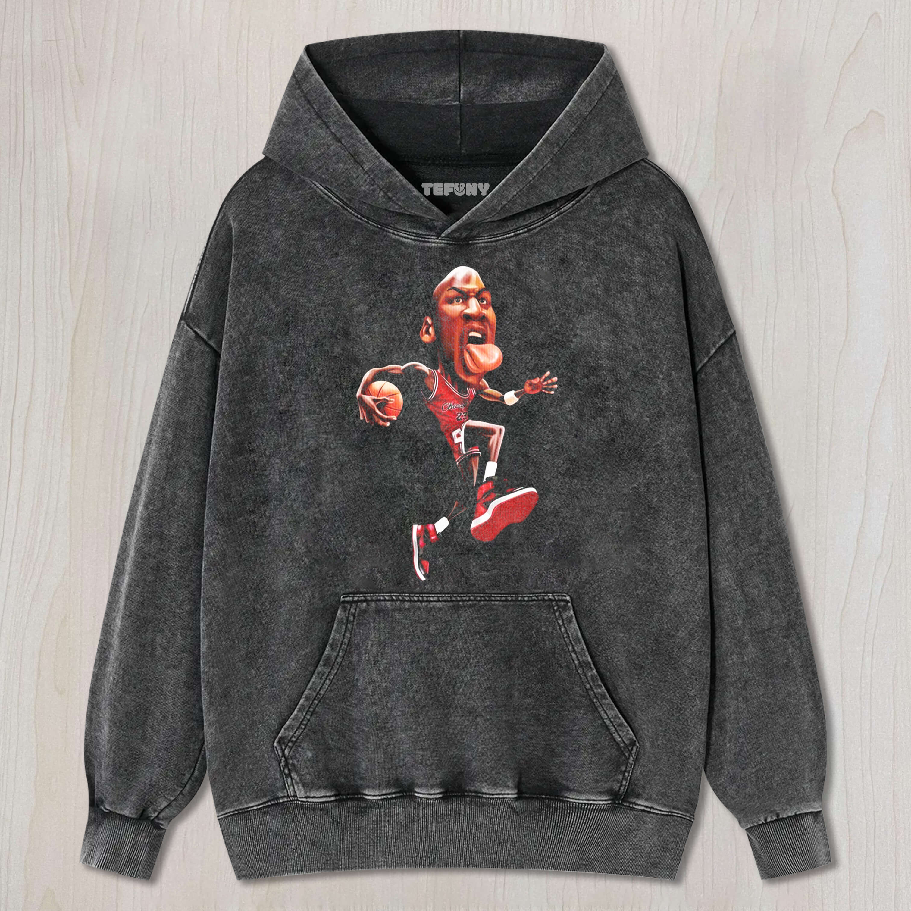 Q-VERSION BIG-HEADED MICHAEL JORDAN T-SHIRT