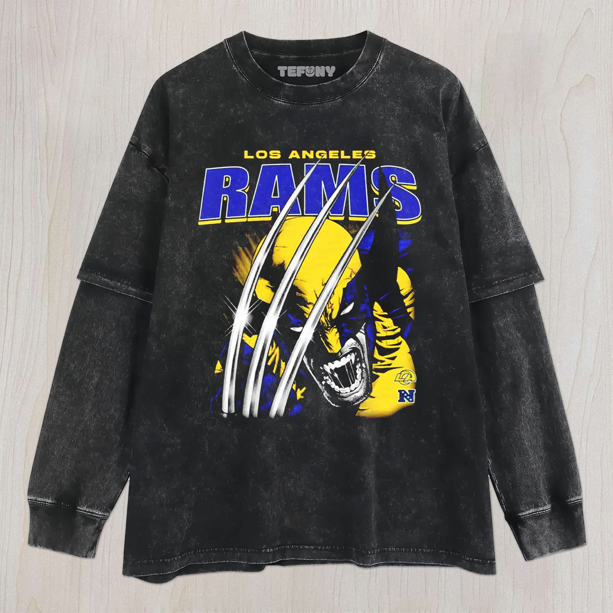 RAMS & WOLVERINE UNISEX TEE, TANK TOP, LAYERED LS, SWEATSHIRT & HOODIE