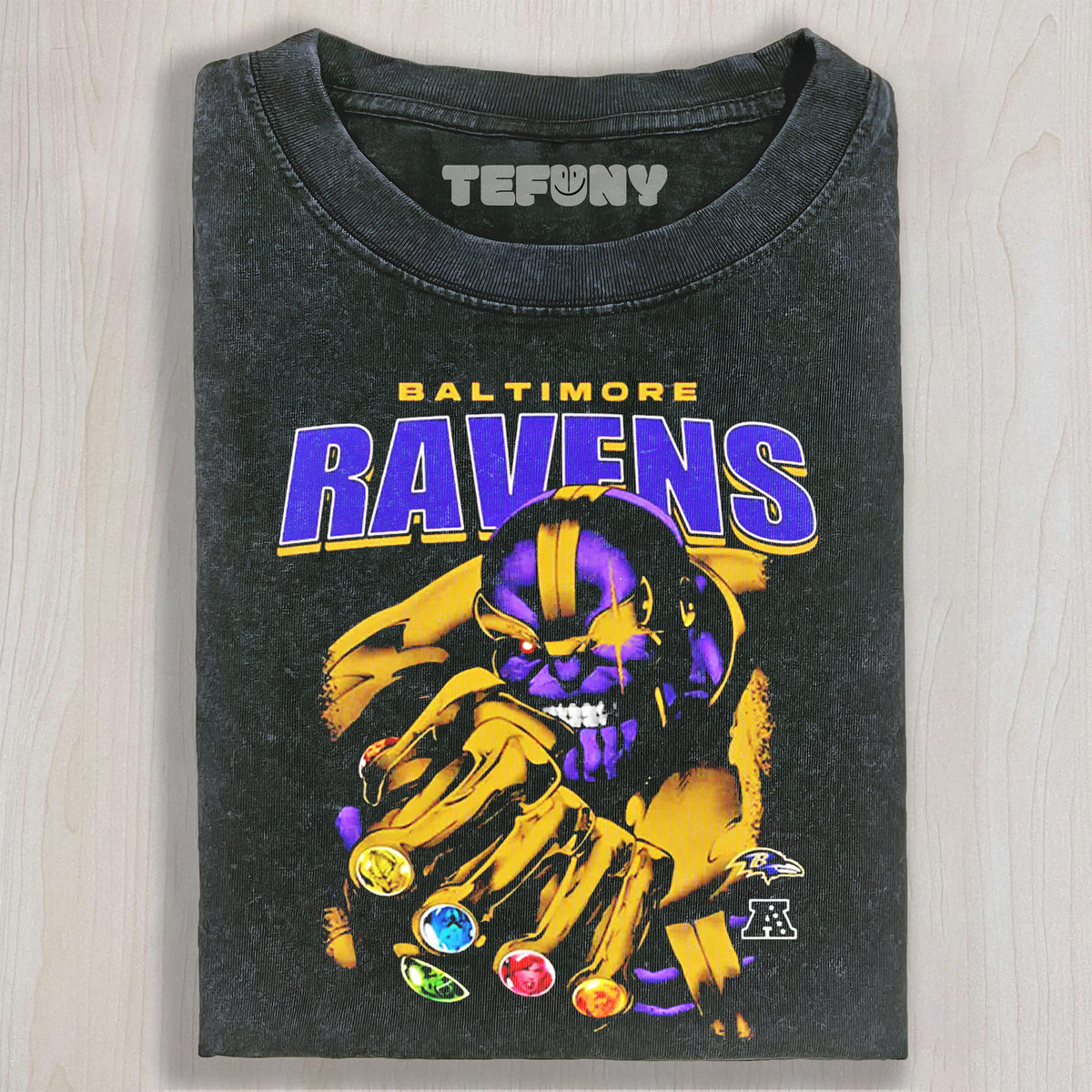 RAVENS & THANOS UNISEX TEE, TANK TOP, LAYERED LS, SWEATSHIRT & HOODIE