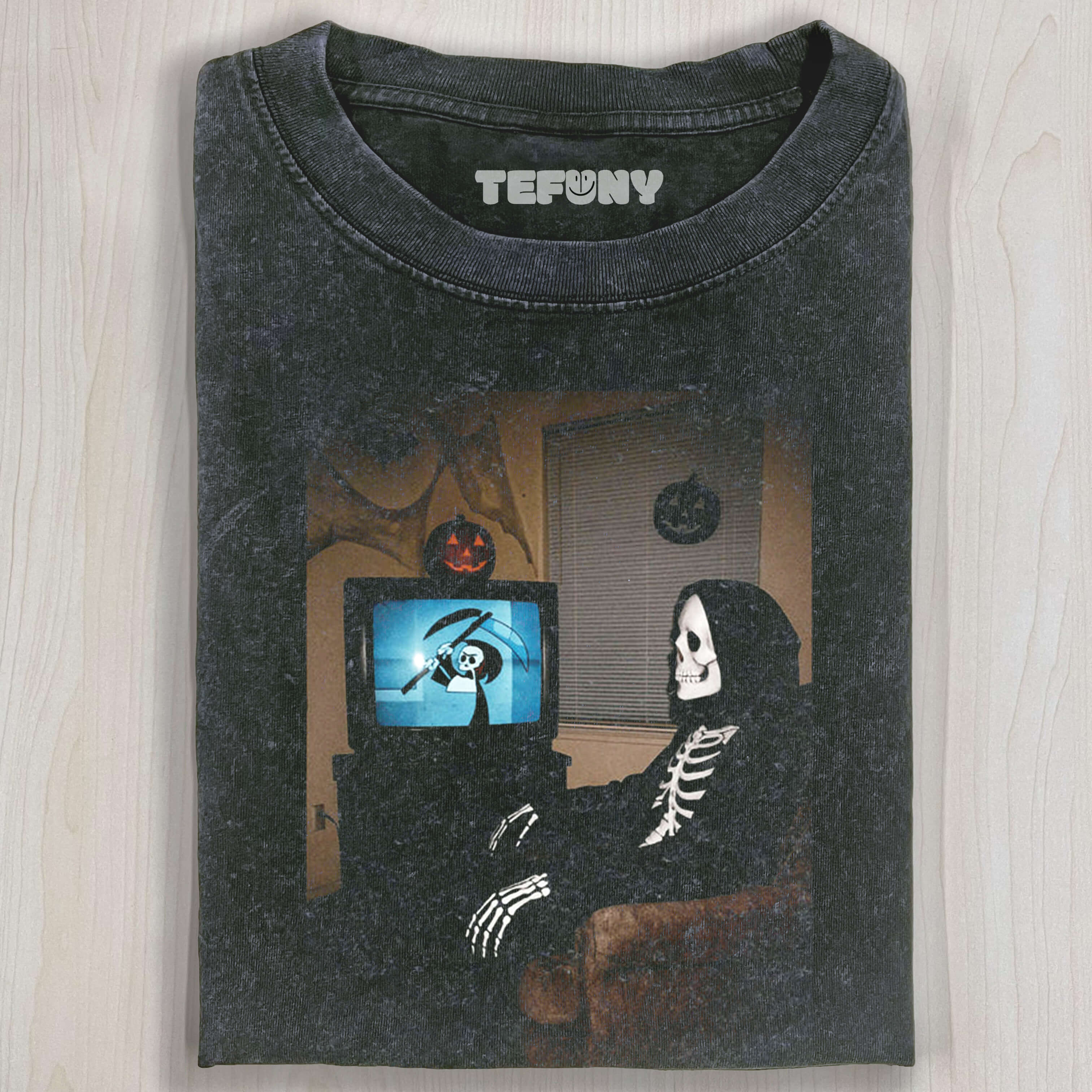 REAPER'S LEISURE TIME RETRO GAMING STYLE T-SHIRT