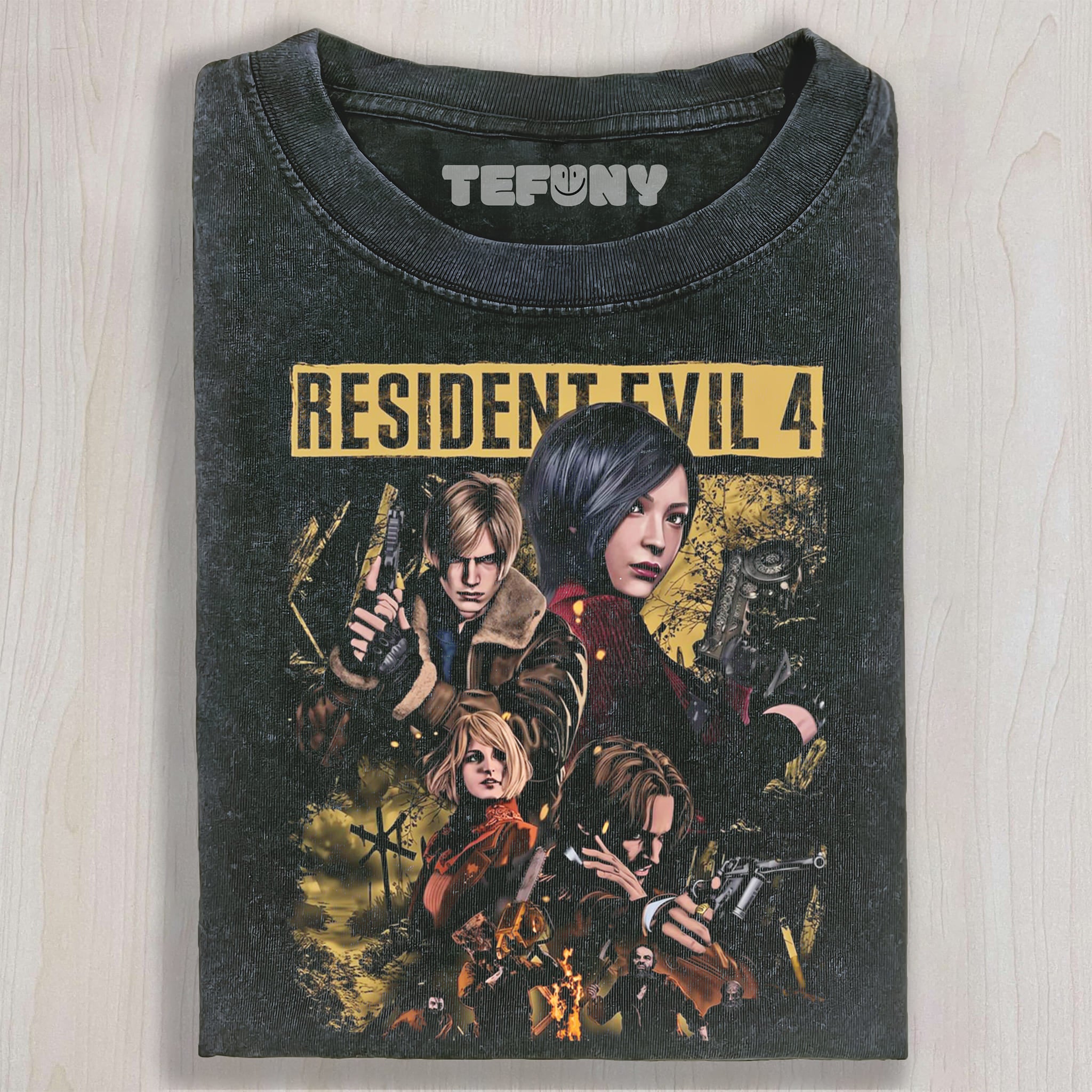 RESIDENT EVIL 4 V1 UNISEX TEE, TANK TOP, LAYERED LS, SWEATSHIRT & HOODIE