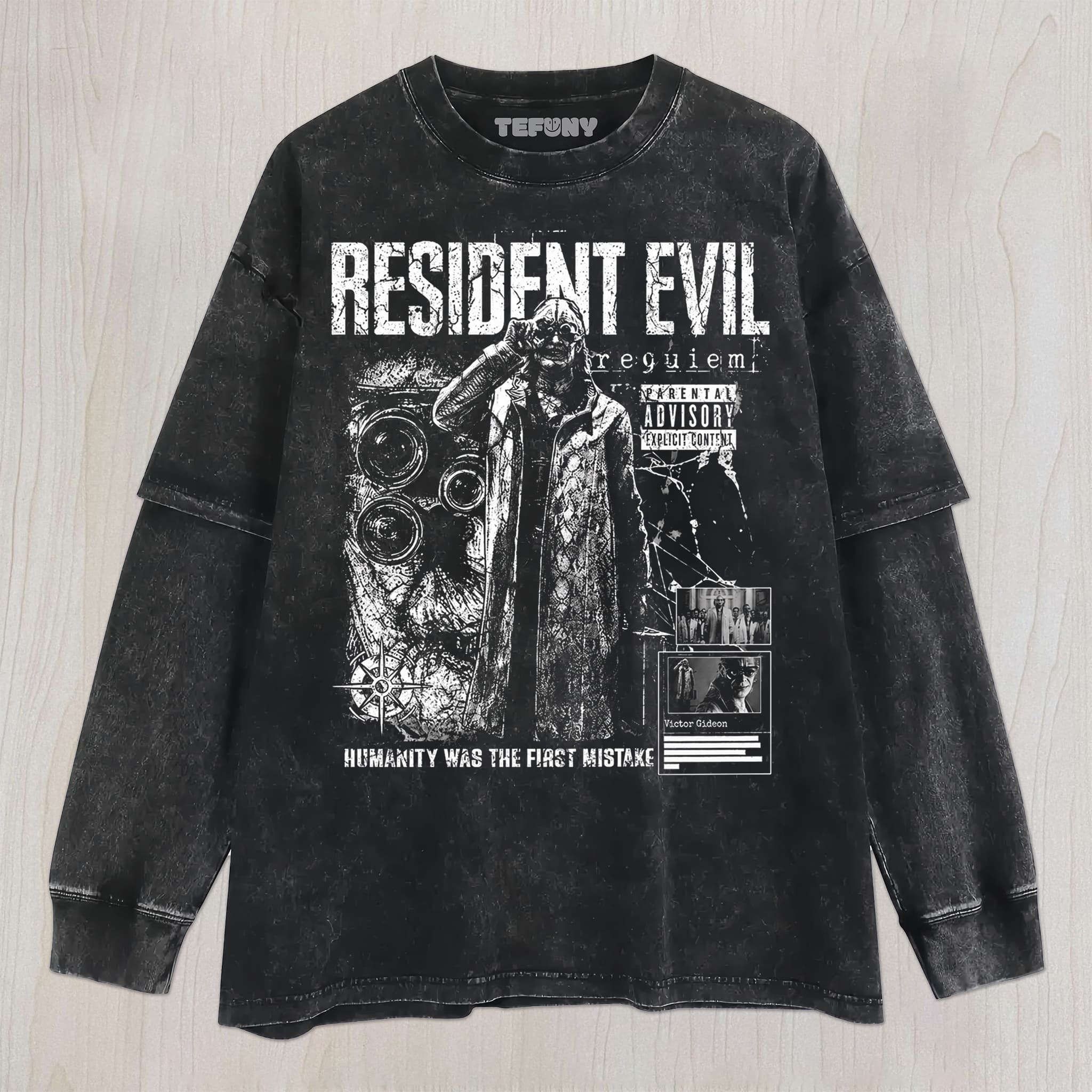 RESIDENT EVIL 9 V1 UNISEX TEE, TANK TOP, LAYERED LS, SWEATSHIRT & HOODIE