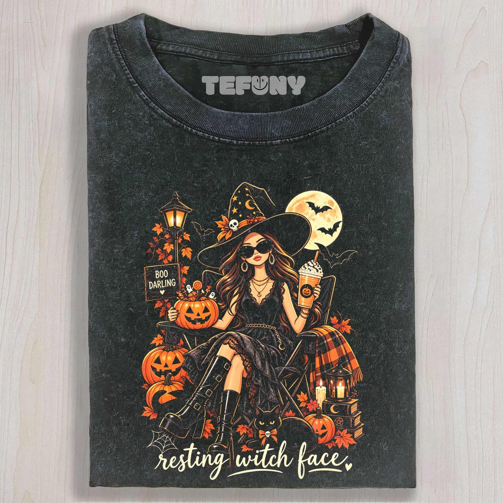 RESTING WITCH FACE FASHION UNISEX TEE, TANK TOP, LAYERED LS, SWEATSHIRT & HOODIE