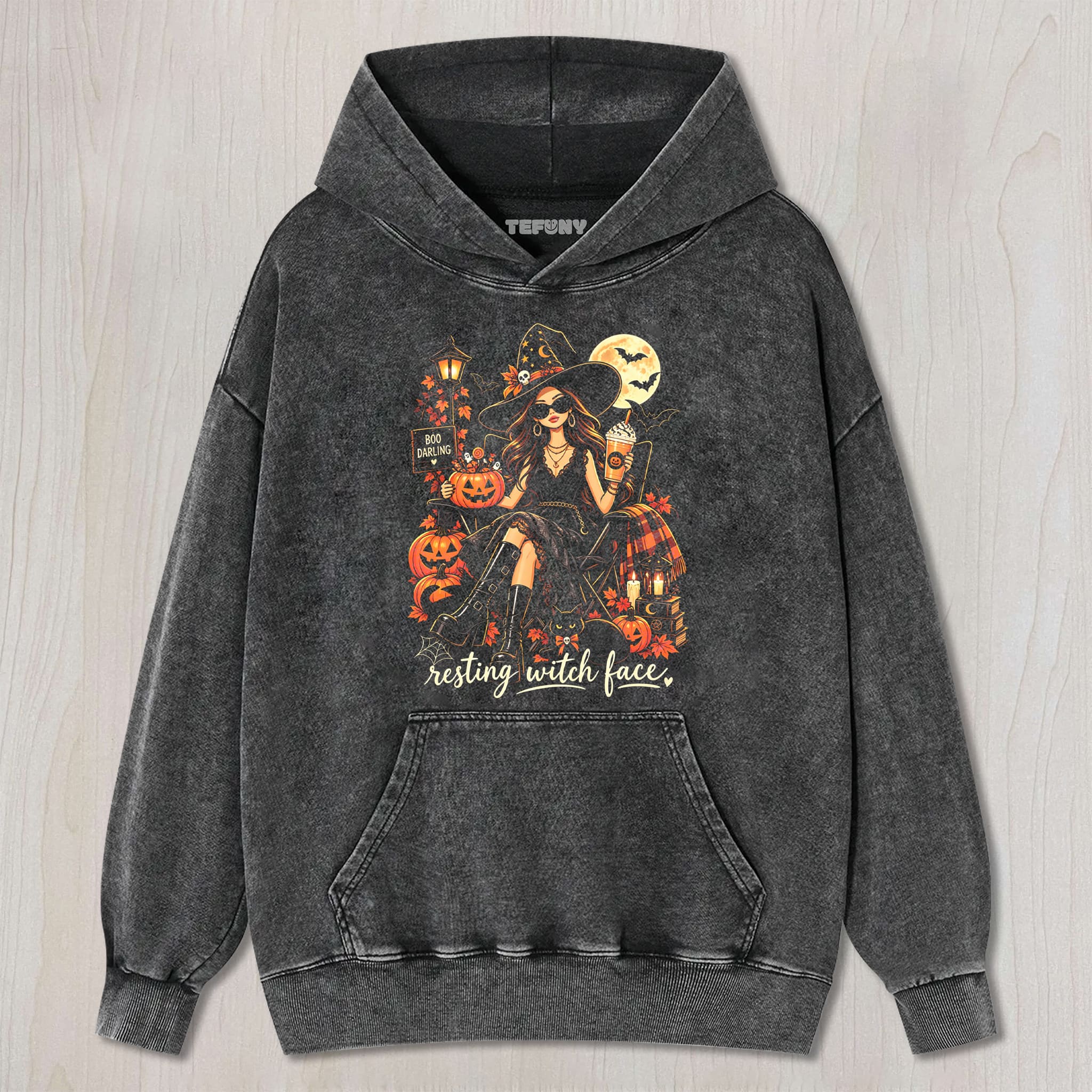 RESTING WITCH FACE FASHION UNISEX TEE, TANK TOP, LAYERED LS, SWEATSHIRT & HOODIE
