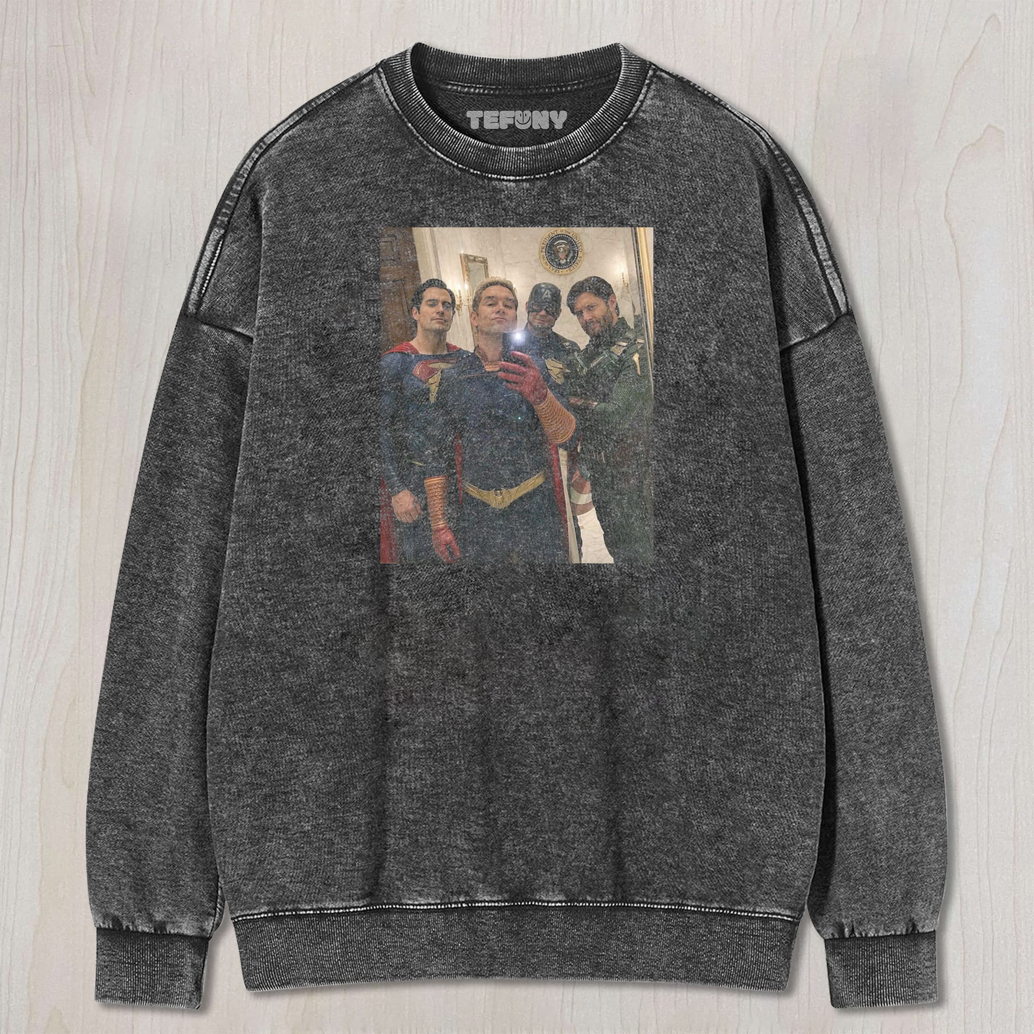RETRO BAR HERO GROUP PORTRAIT UNISEX TEE, TANK TOP, LAYERED LS, SWEATSHIRT & HOODIE