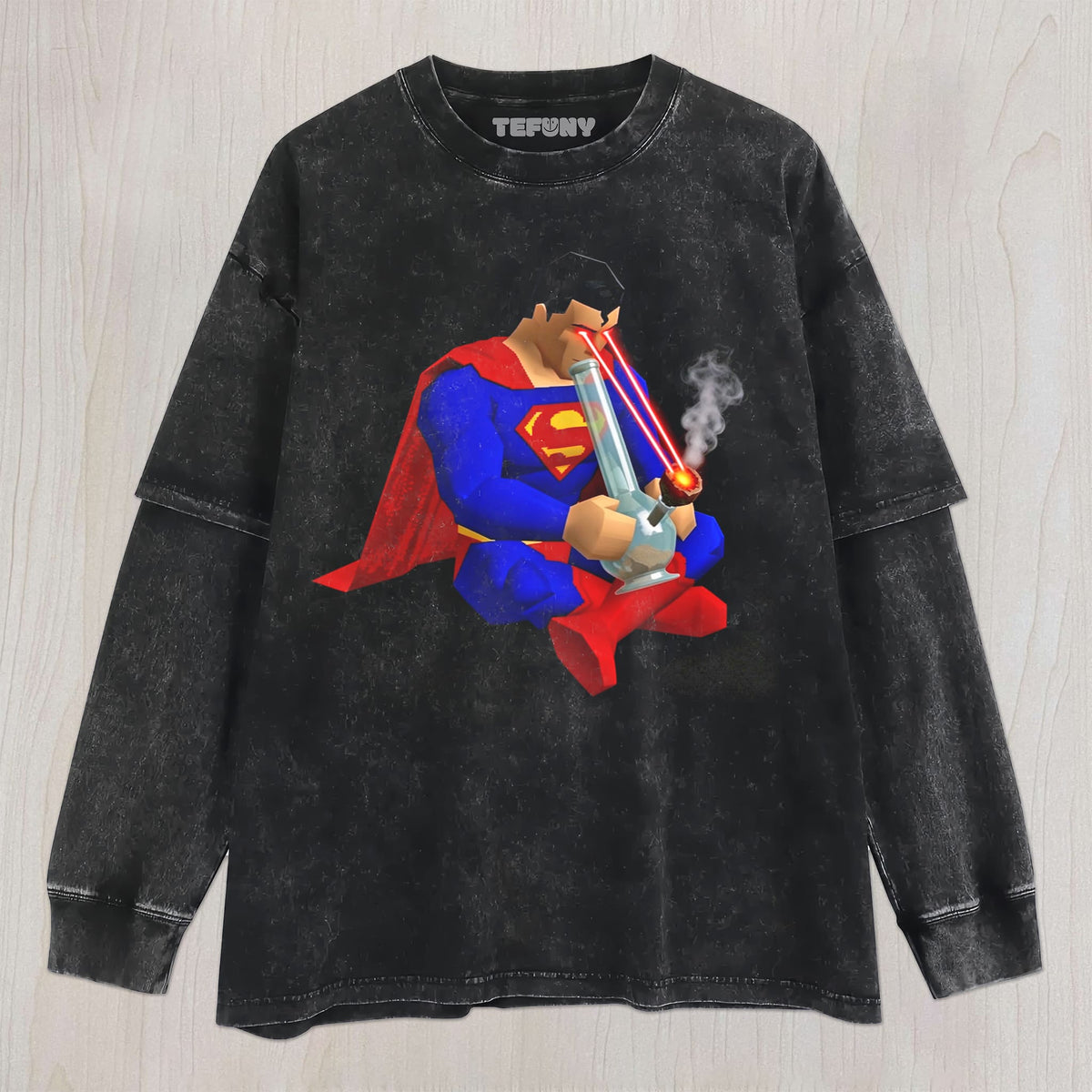 RETRO CARTOON SMOKING V2 UNISEX TEE, TANK TOP, LAYERED LS, SWEATSHIRT & HOODIE