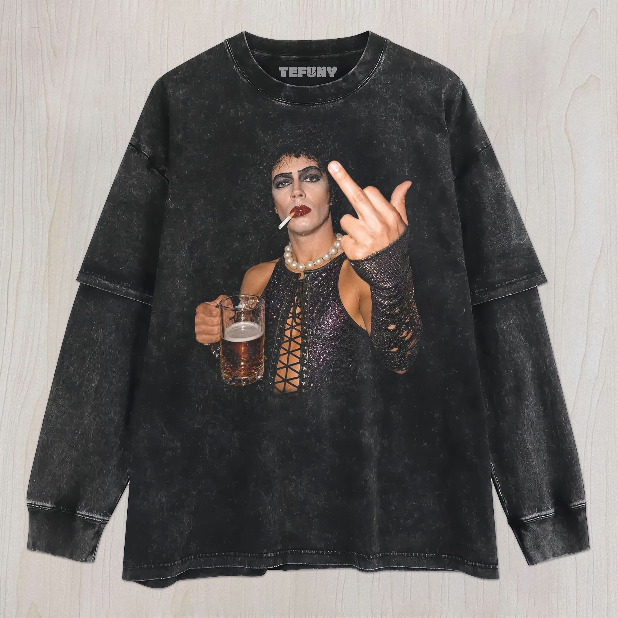 RETRO CULT CLASSIC DUO PORTRAIT ART TEE V2 UNISEX TEE, TANK TOP, LAYERED LS, SWEATSHIRT & HOODIE
