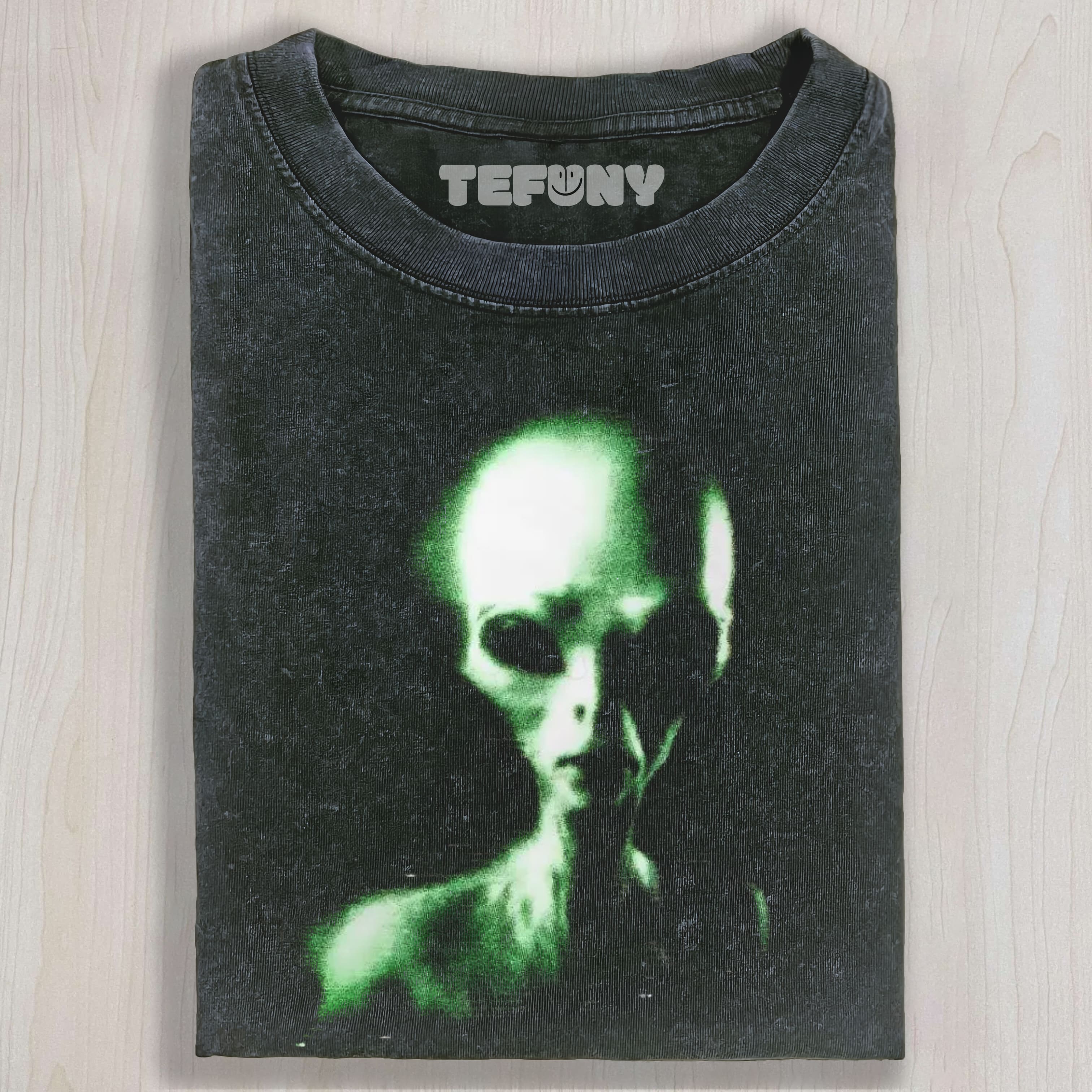 RETRO GREEN ALIEN GLITCH PRINT CASUAL SLEEVELESS UNISEX TEE, TANK TOP, LAYERED LS, SWEATSHIRT & HOODIE