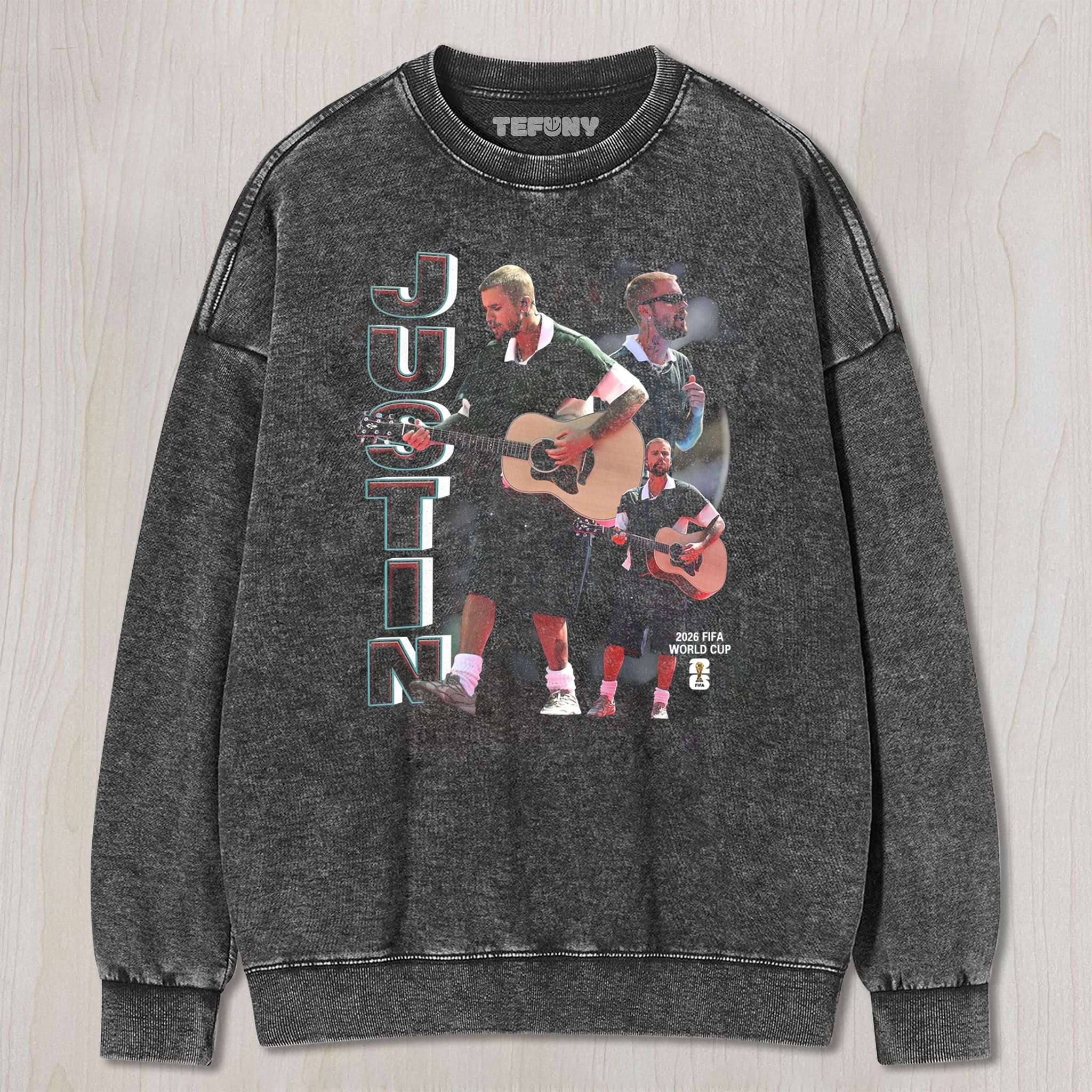 RETRO GUITAR COLLAGE UNISEX TEE, TANK TOP, LAYERED LS, SWEATSHIRT & HOODIE