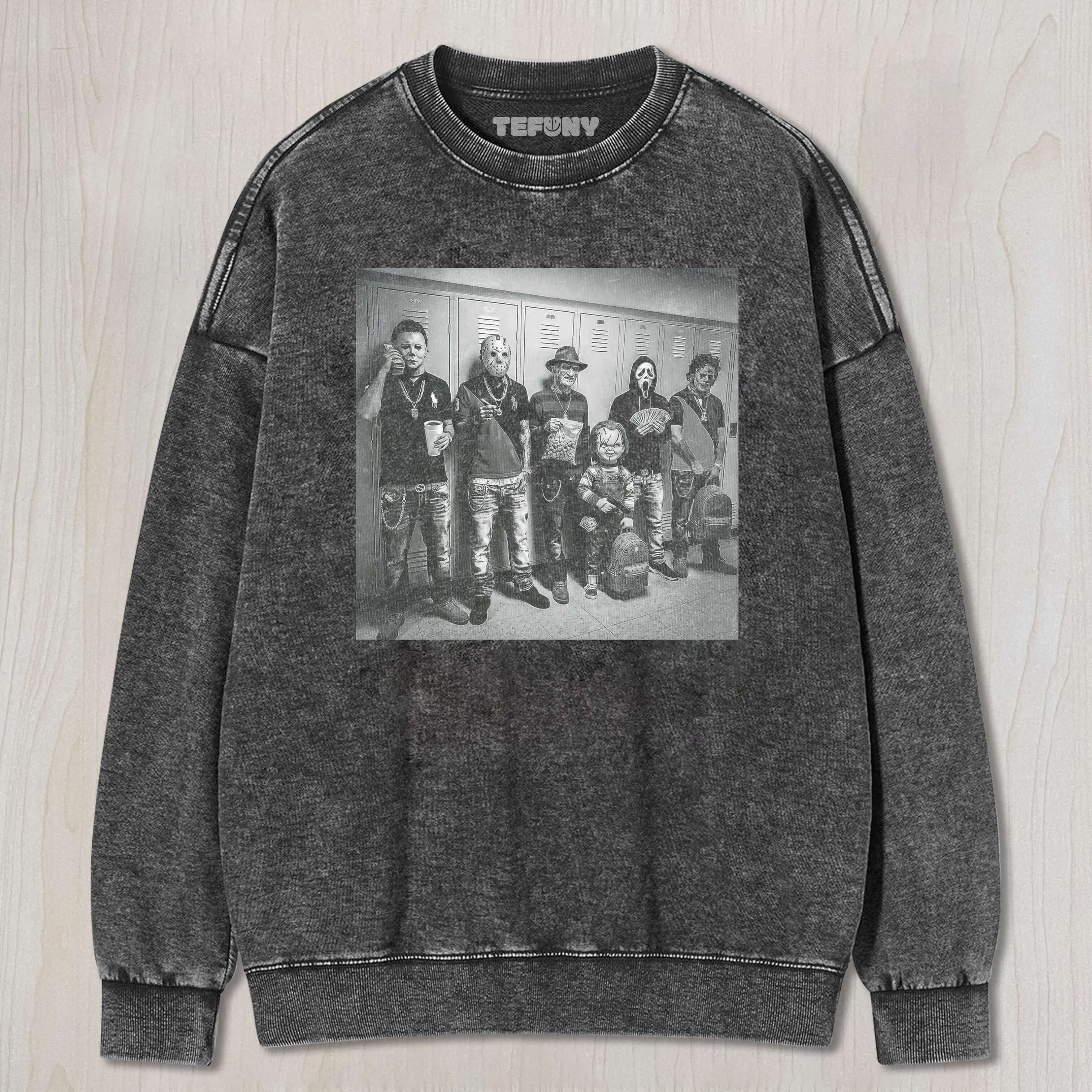 RETRO HORROR CHARACTER TEE & SWEAT & HOOD