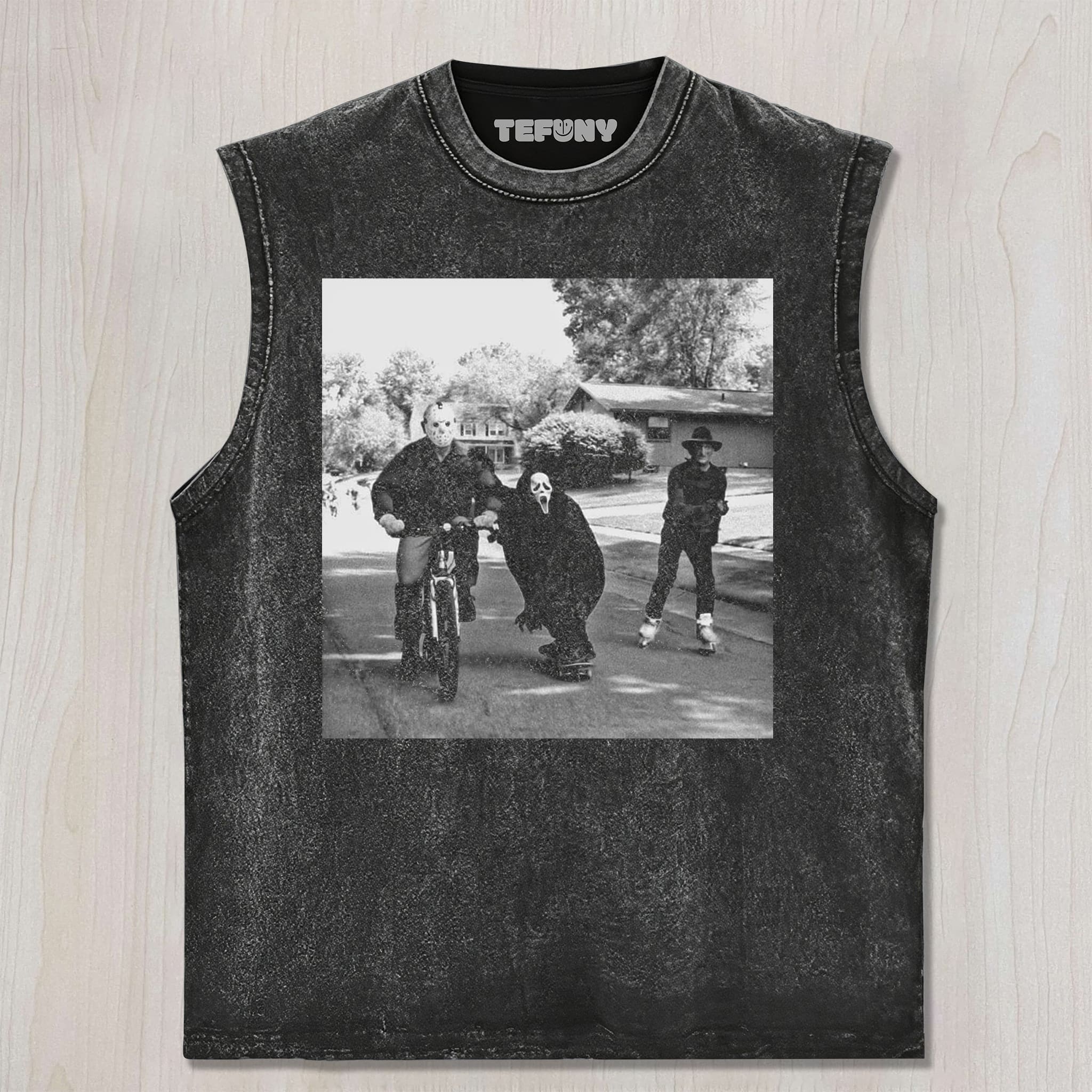 RETRO HORROR TRIO UNISEX TEE, TANK TOP, LAYERED LS, SWEATSHIRT & HOODIE