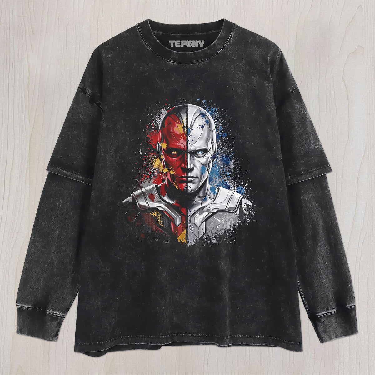 RETRO SUPERHEROES V1 UNISEX TEE, TANK TOP, LAYERED LS, SWEATSHIRT & HOODIE