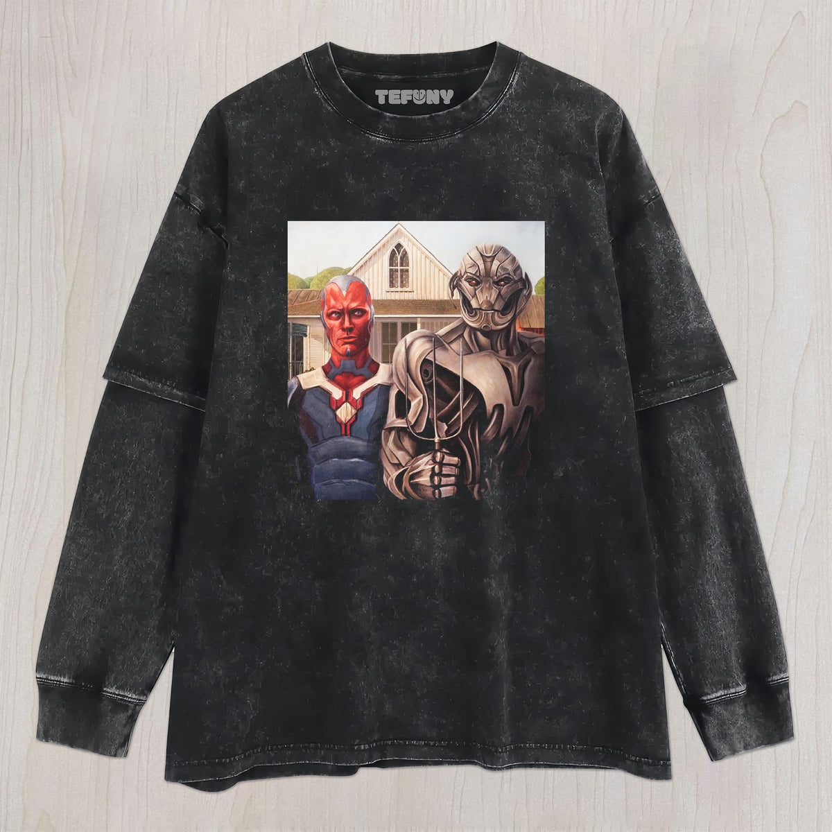 RETRO SUPERHEROES V4 UNISEX TEE, TANK TOP, LAYERED LS, SWEATSHIRT & HOODIE
