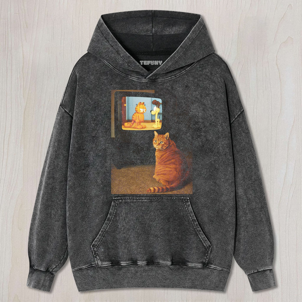 RETRO TV CAT UNISEX TEE, TANK TOP, LAYERED LS, SWEATSHIRT & HOODIE