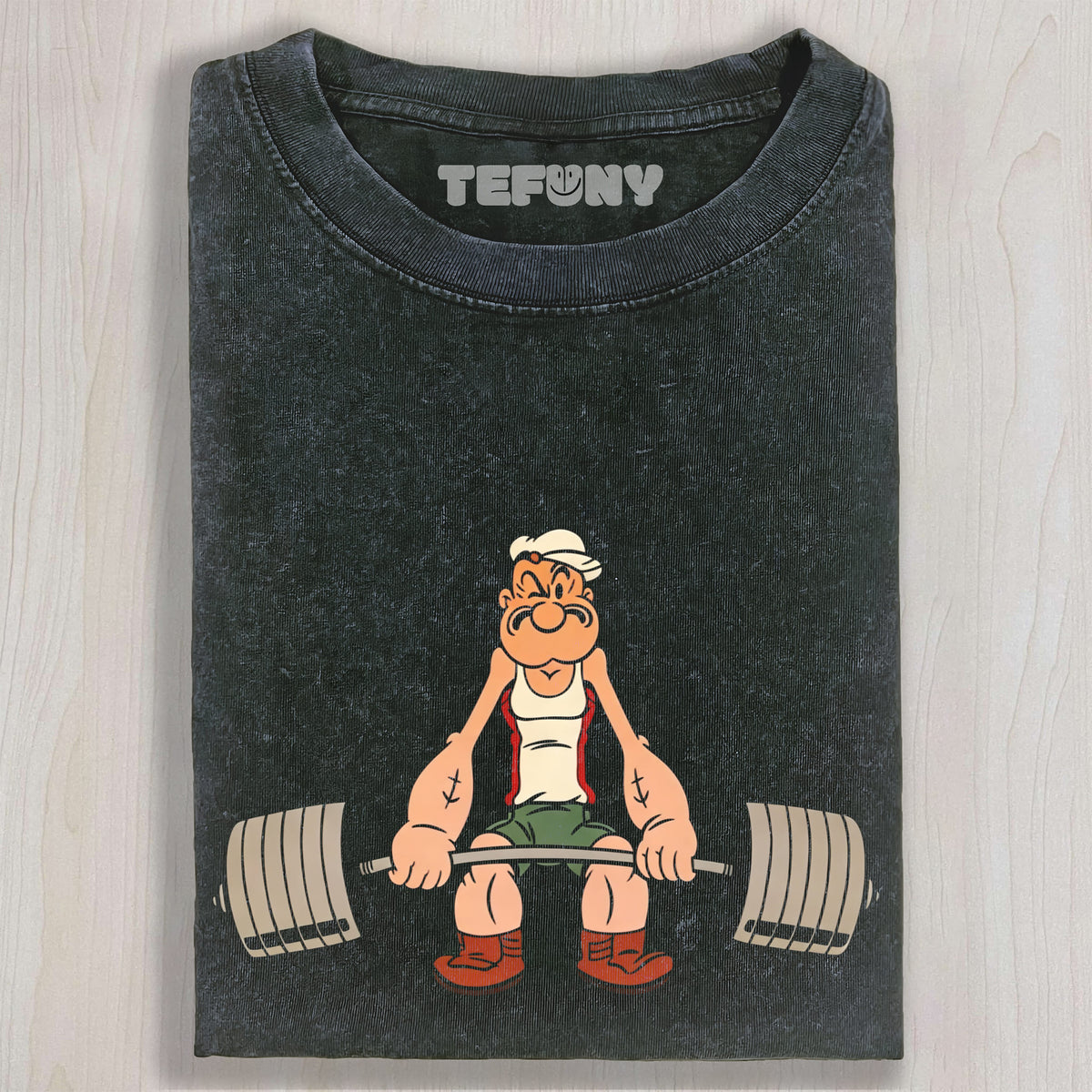 RETRO WEIGHTLIFTING MUSCULAR SAILOR UNISEX TEE, TANK TOP, LAYERED LS, SWEATSHIRT & HOODIE