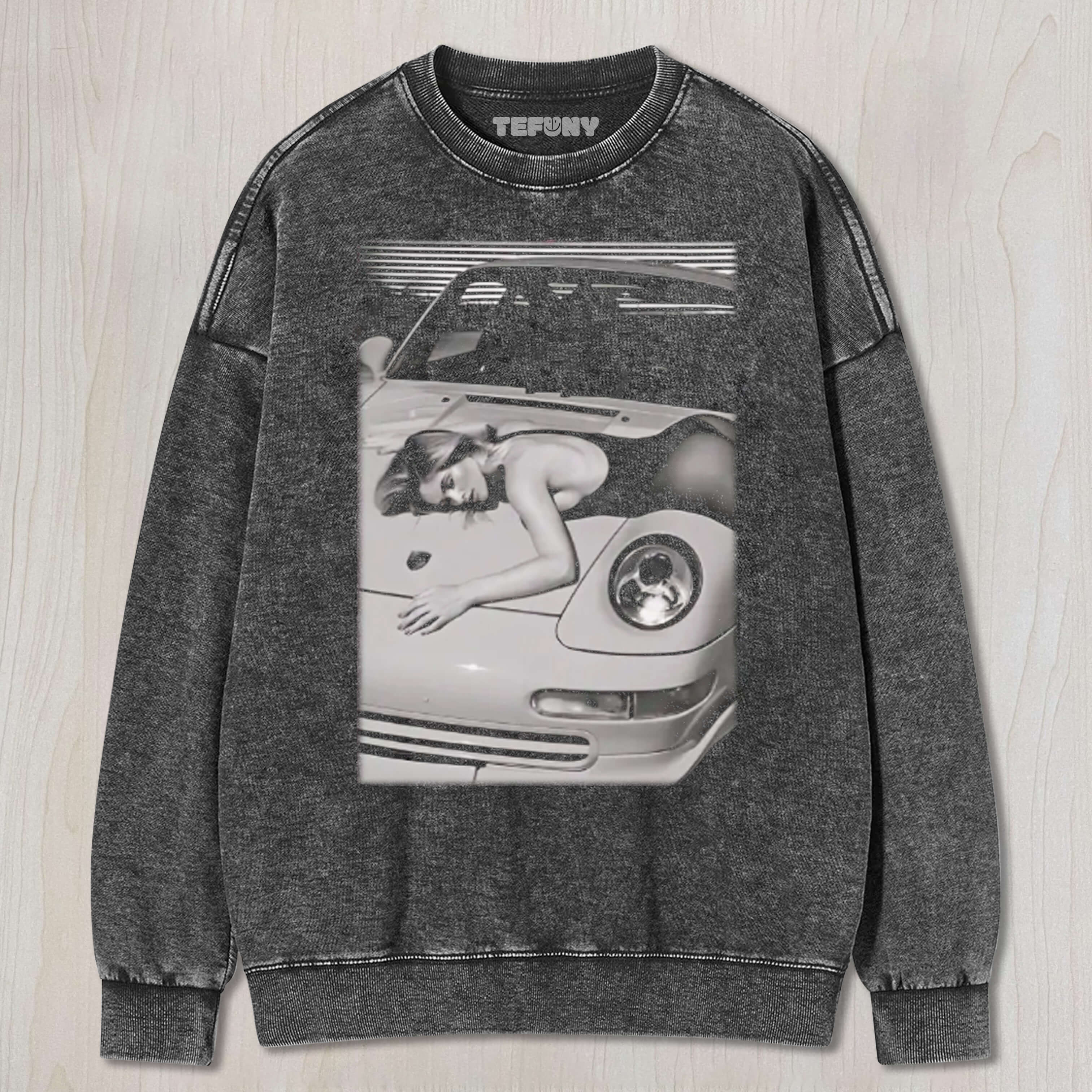 RETRO 911 CARS & GIRL T-SHIRT