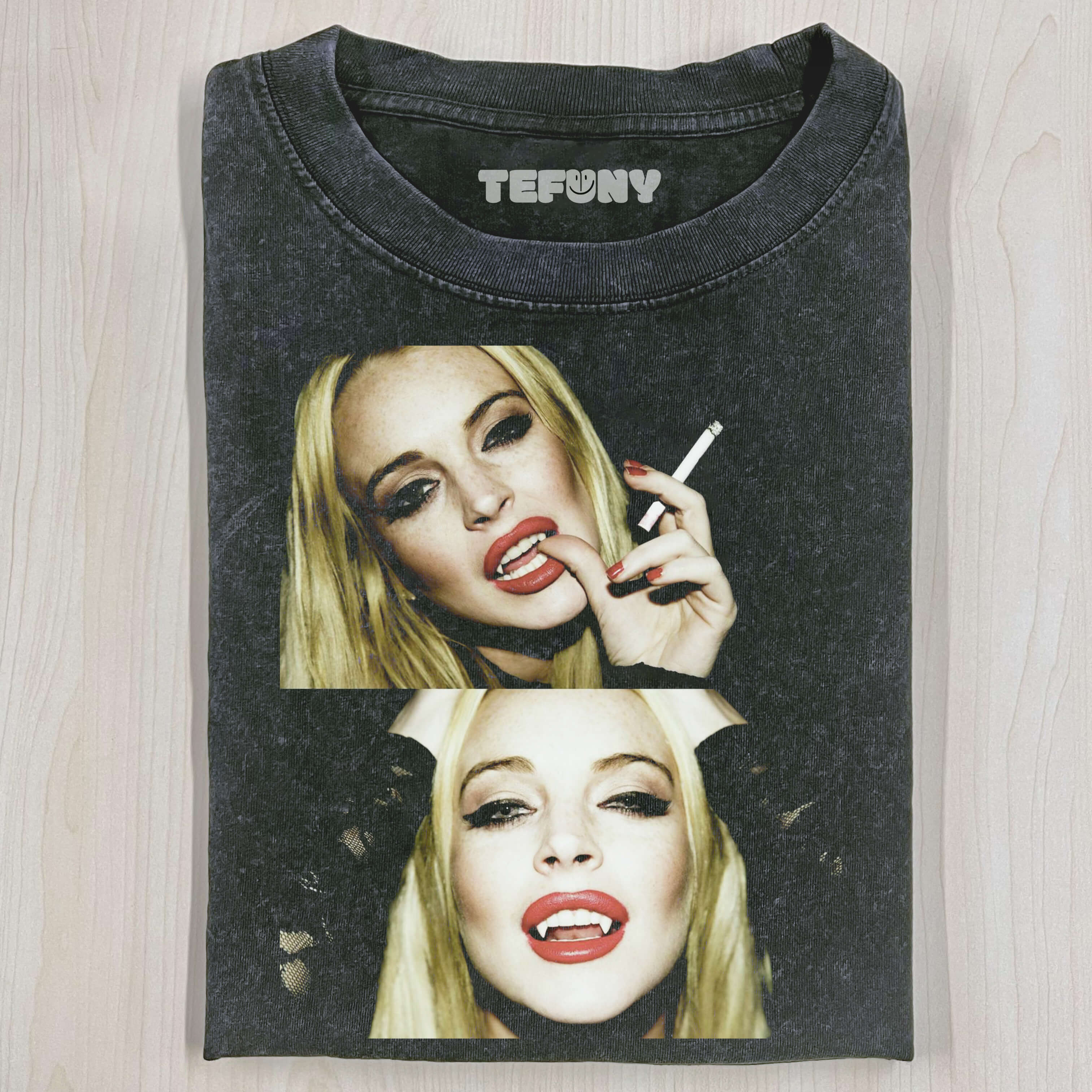 RETRO COOL LINDSAY LOHAN T-SHIRT