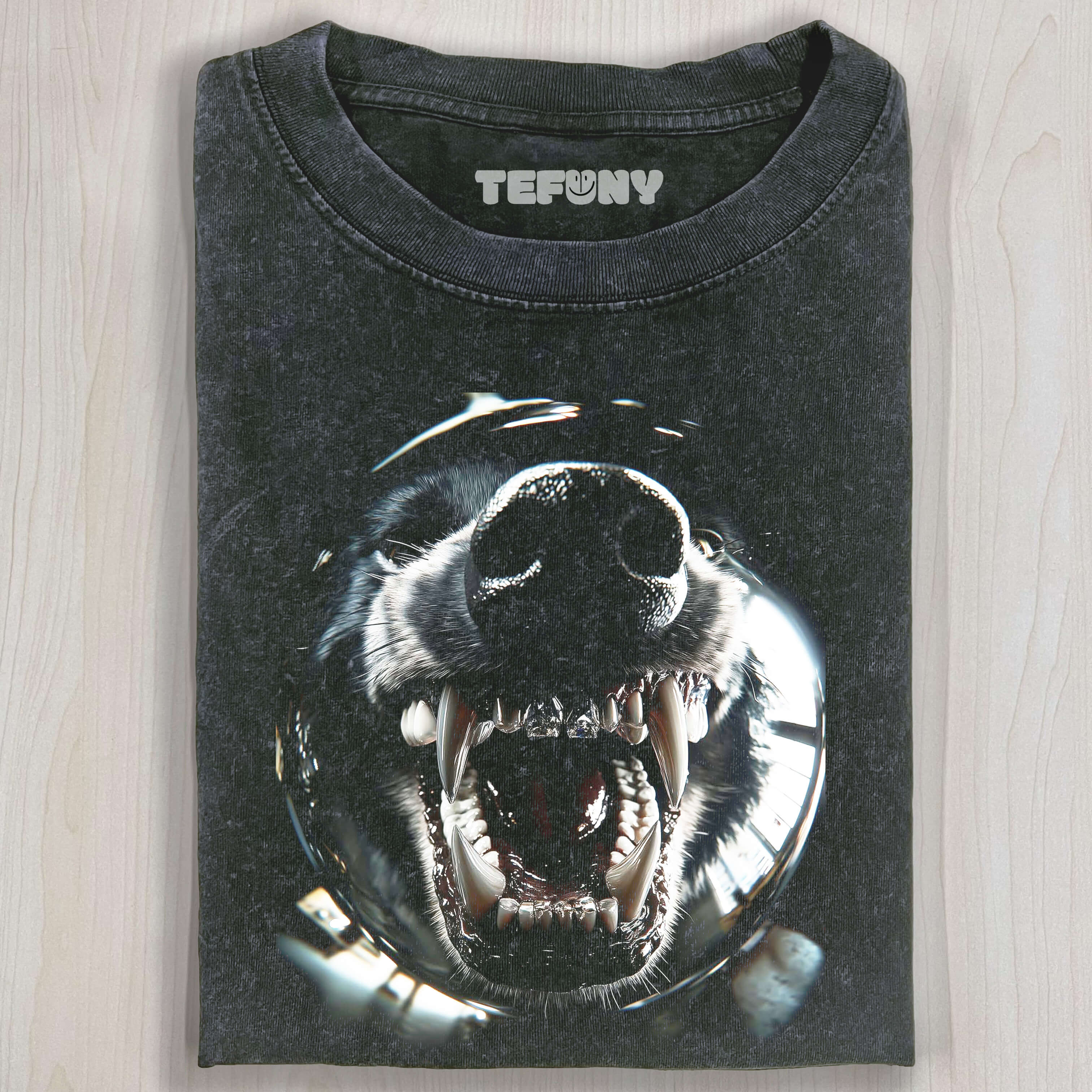 RETRO VISUAL DOG STYLE T-SHIRT