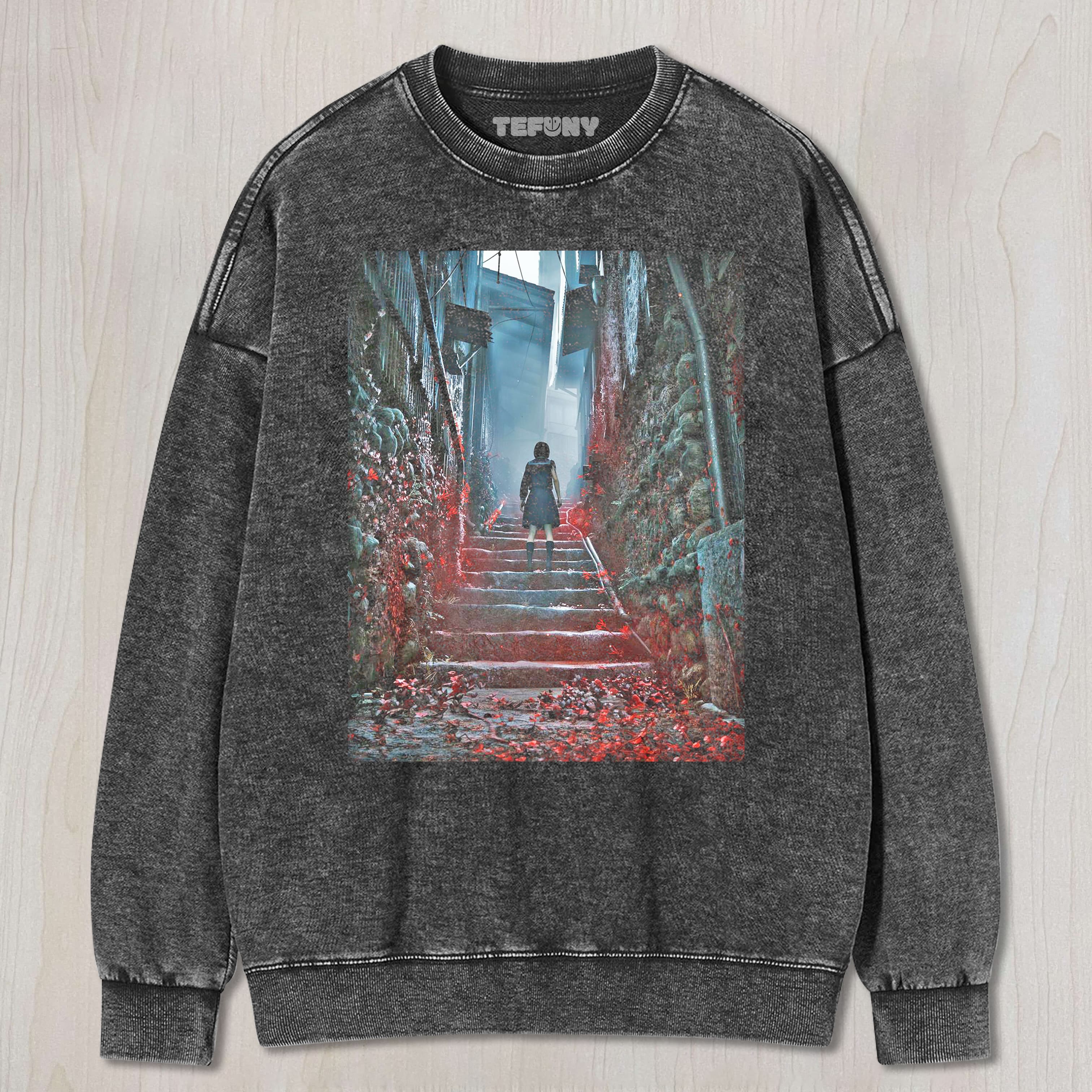 RETURN TO SILENT HILL V4 UNISEX TEE, TANK TOP, LAYERED LS, SWEATSHIRT & HOODIE