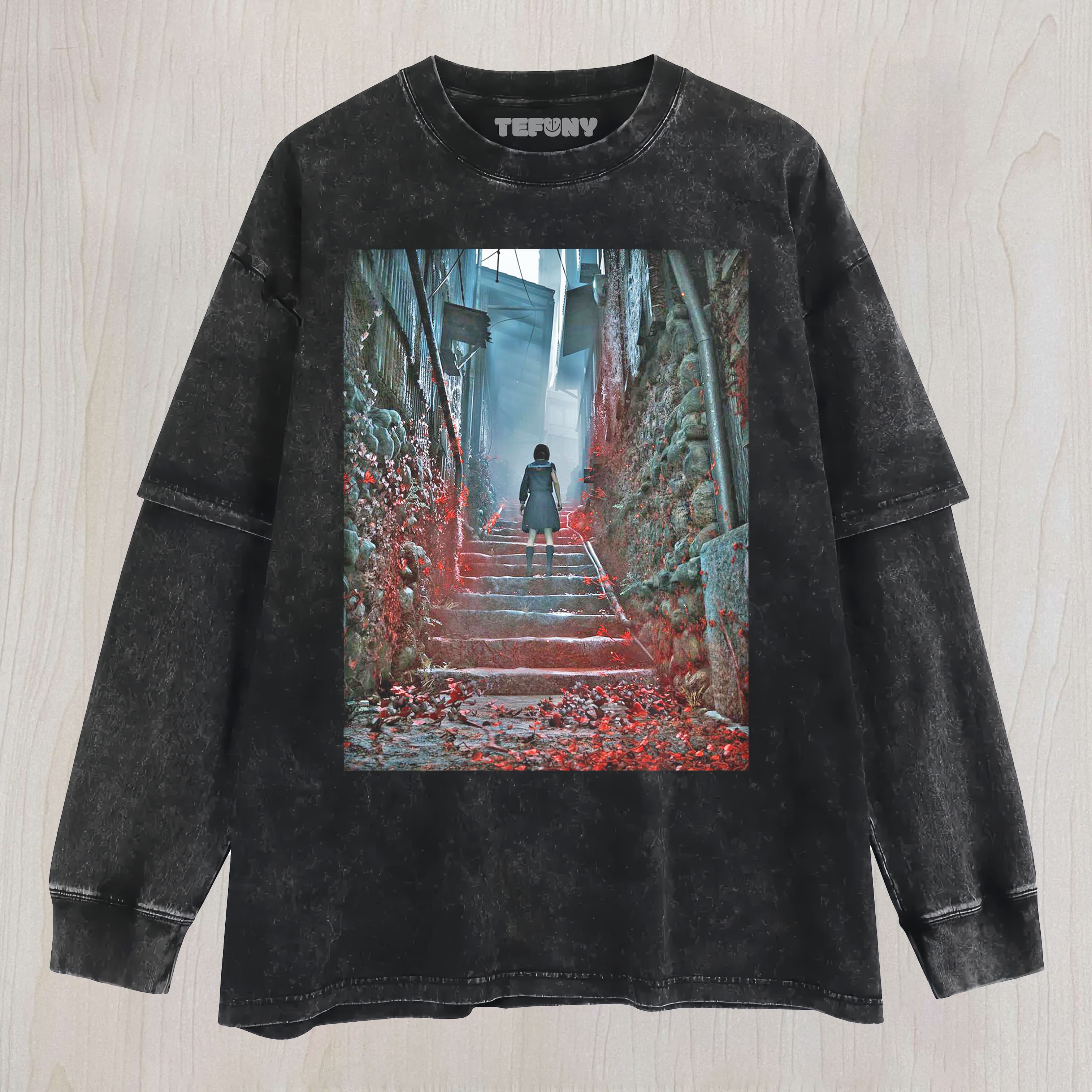 RETURN TO SILENT HILL V4 UNISEX TEE, TANK TOP, LAYERED LS, SWEATSHIRT & HOODIE