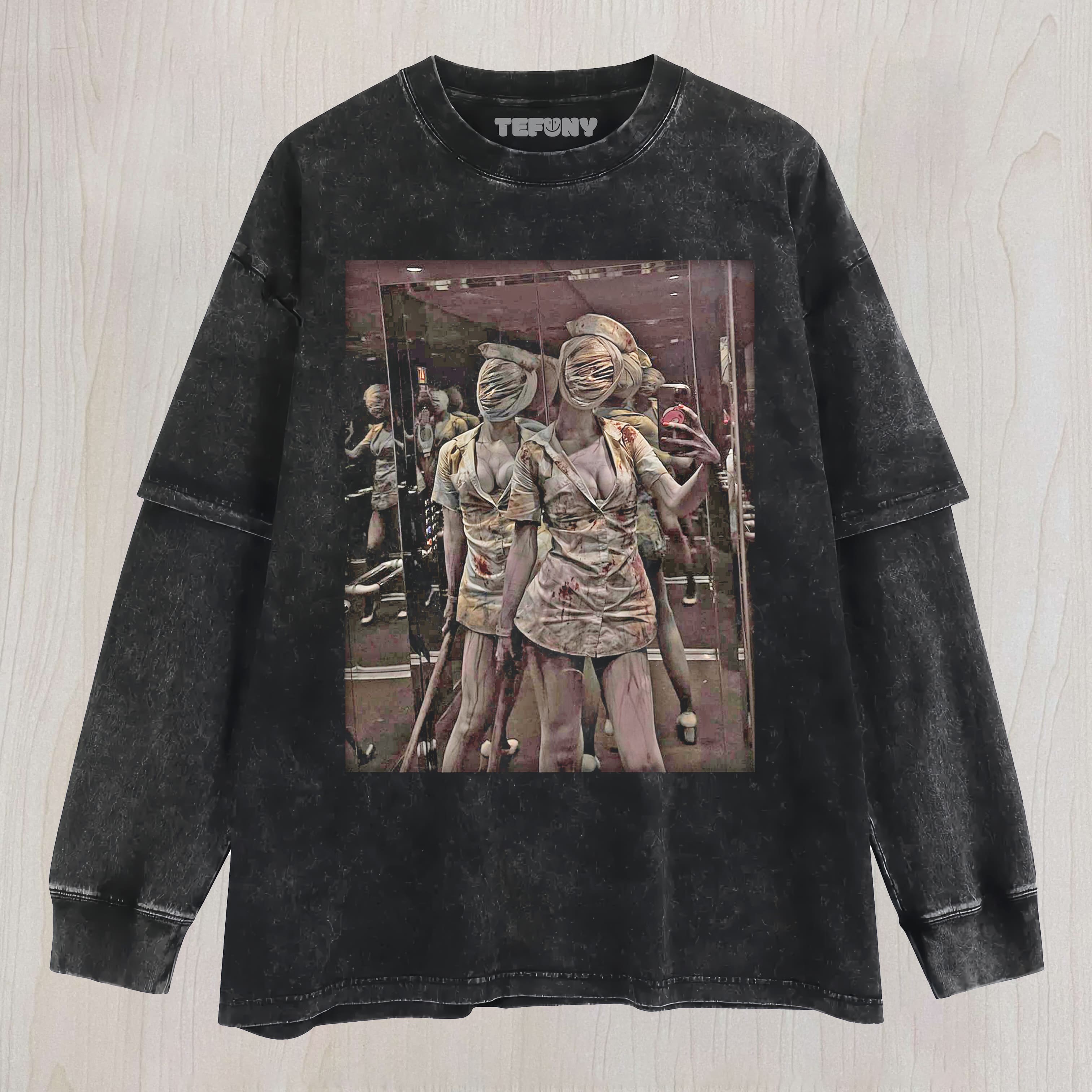 RETURN TO SILENT HILL V7 UNISEX TEE, TANK TOP, LAYERED LS, SWEATSHIRT & HOODIE