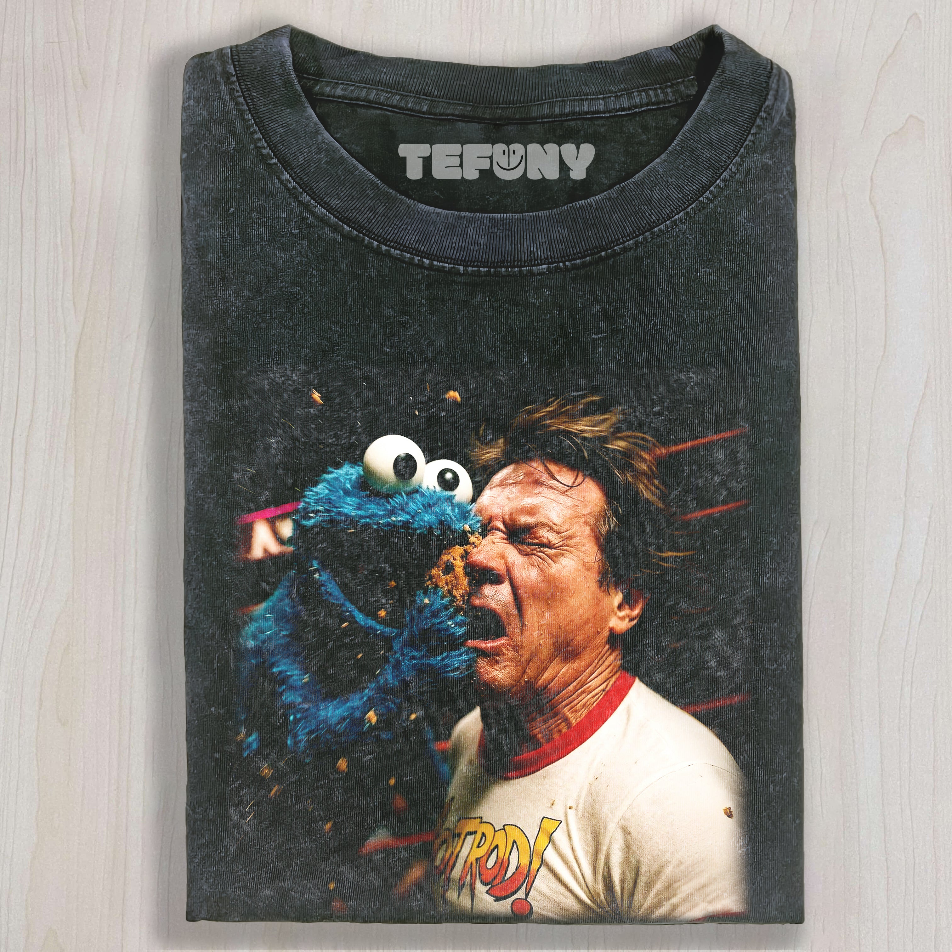 RODDY PIPER & COOKIE MONSTER T-SHIRT
