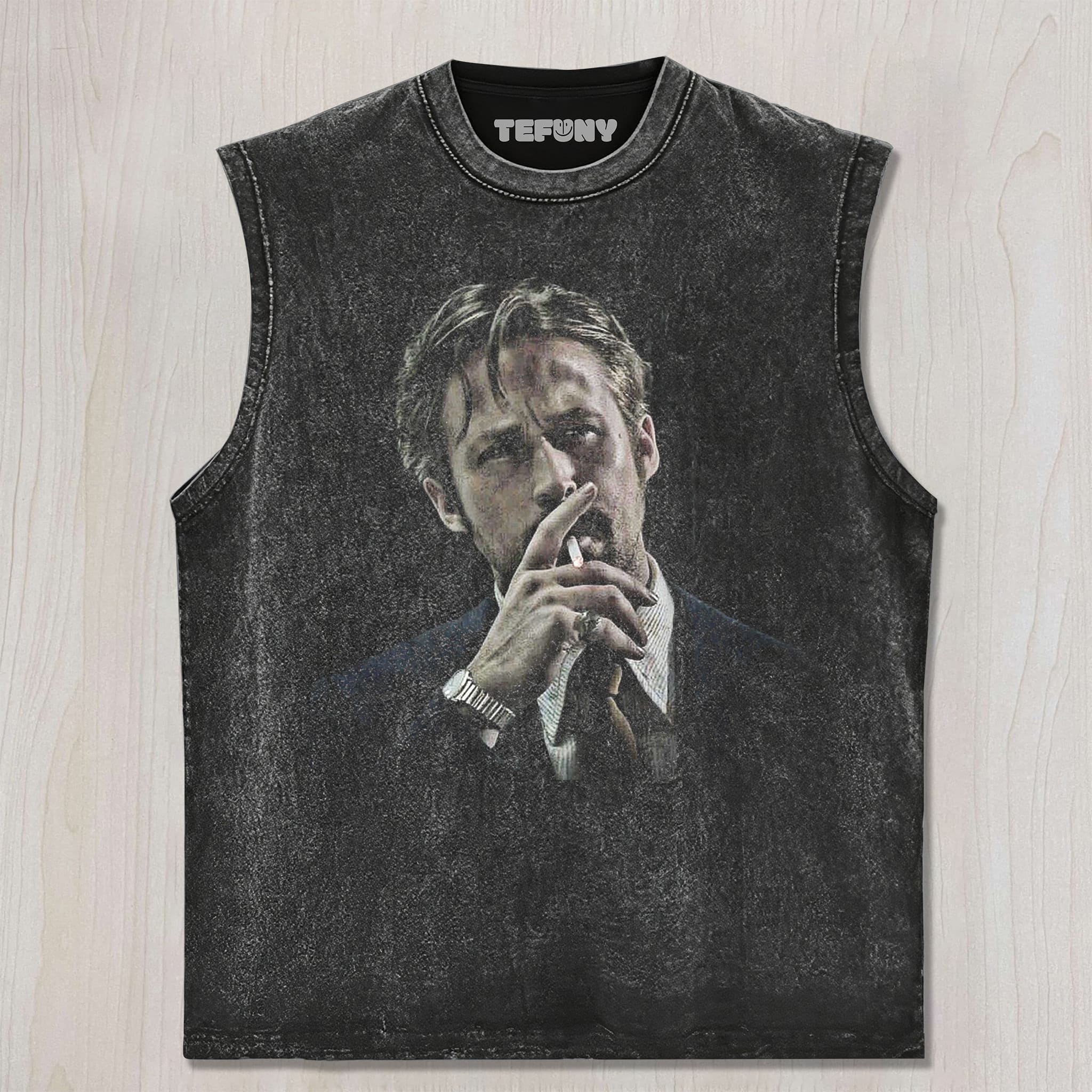 RYAN GOSLING SMOKES UNISEX TEE, TANK TOP, LAYERED LS, SWEATSHIRT & HOODIE