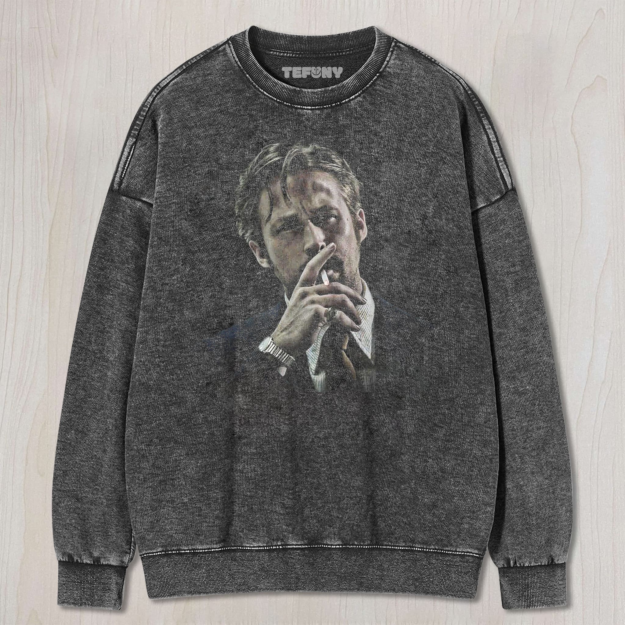RYAN GOSLING SMOKES UNISEX TEE, TANK TOP, LAYERED LS, SWEATSHIRT & HOODIE