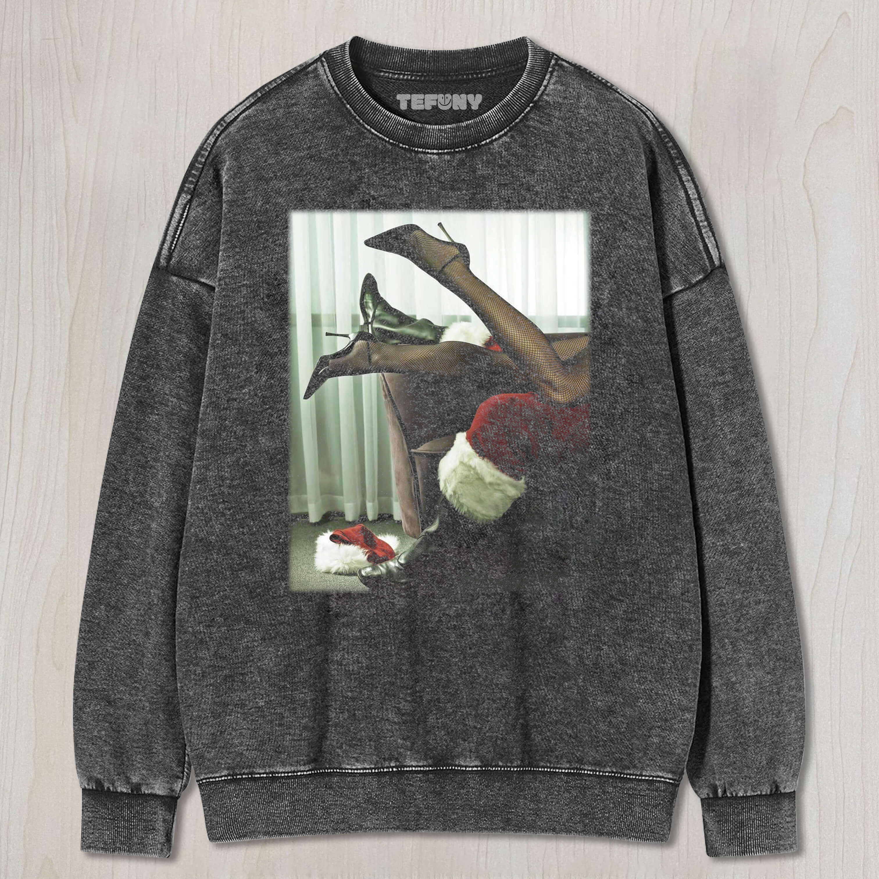SANTA CLAUS WAS TACKLED TEE & SWEAT & HOOD
