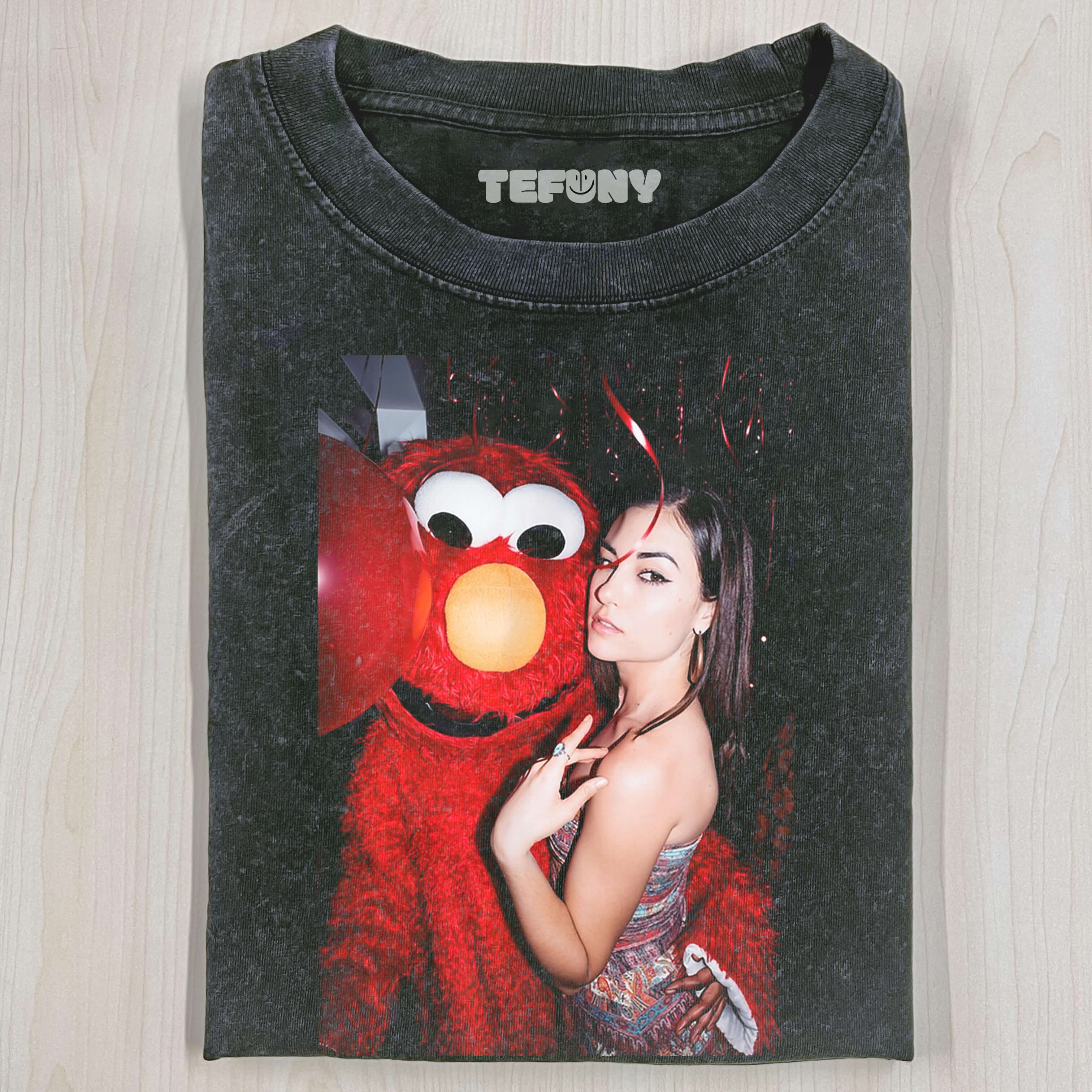 SASHA GREY & RED MONSTER T-SHIRT
