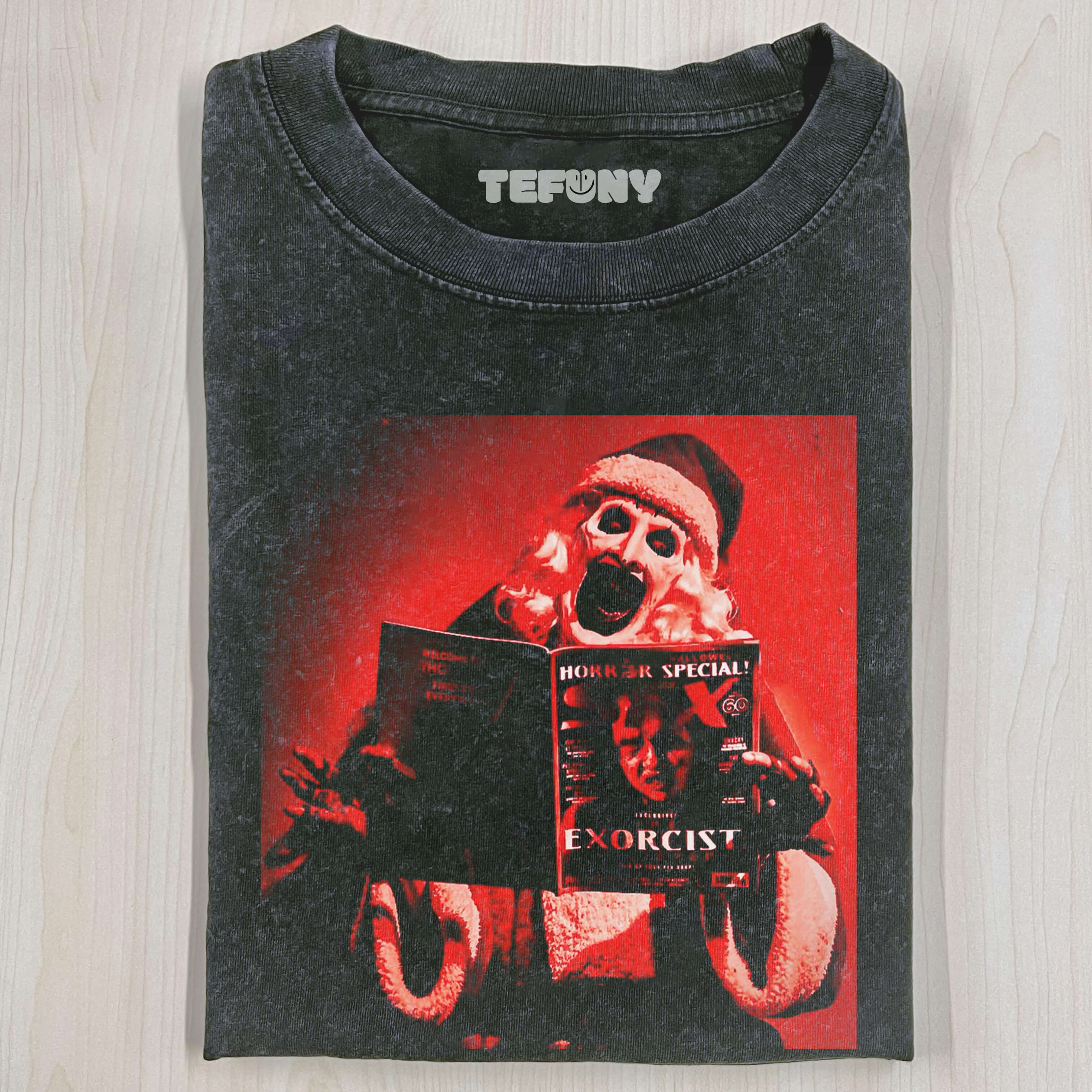 SCARY CHRISTMAS ART CLOWN T-SHIRT