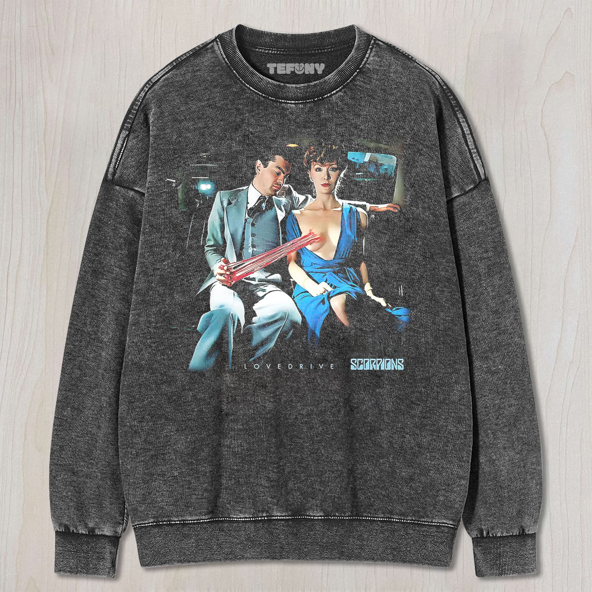SCORPIONS & LOVEDRIVE 1979 UNISEX TEE, TANK TOP, LAYERED LS, SWEATSHIRT & HOODIE