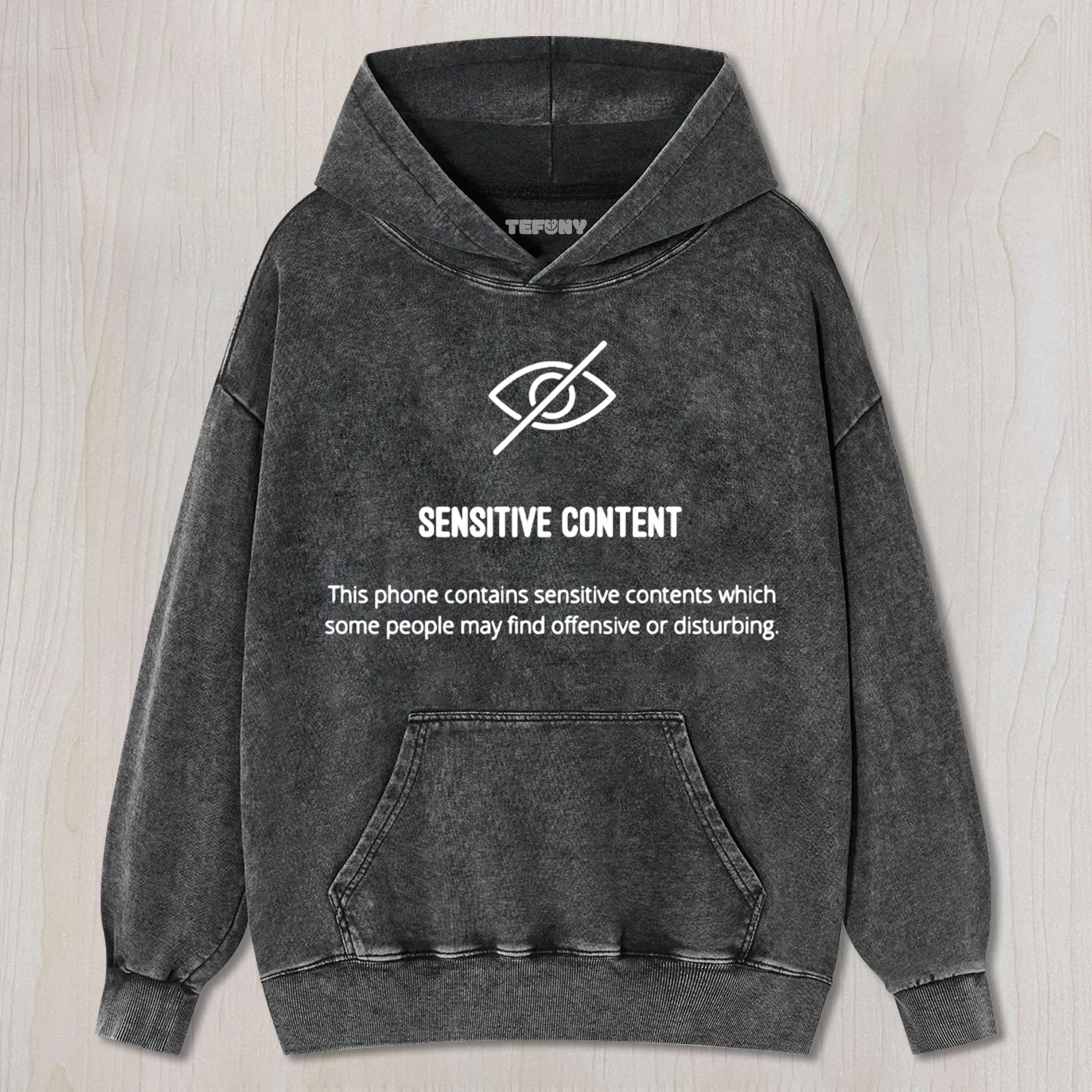 SENSITIVE CONTENT TEE & SWEAT & HOOD